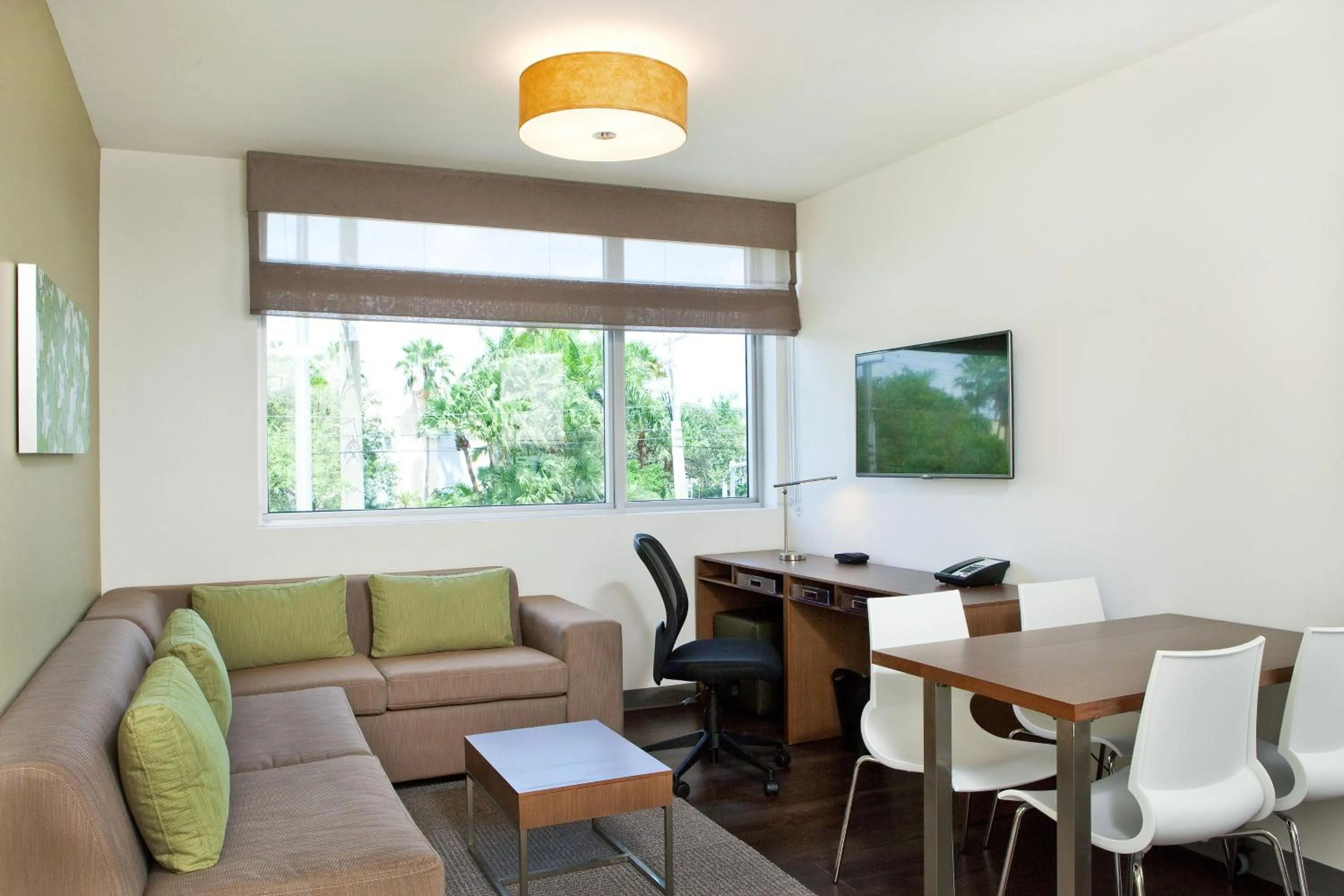 Living room in Element Miami Doral