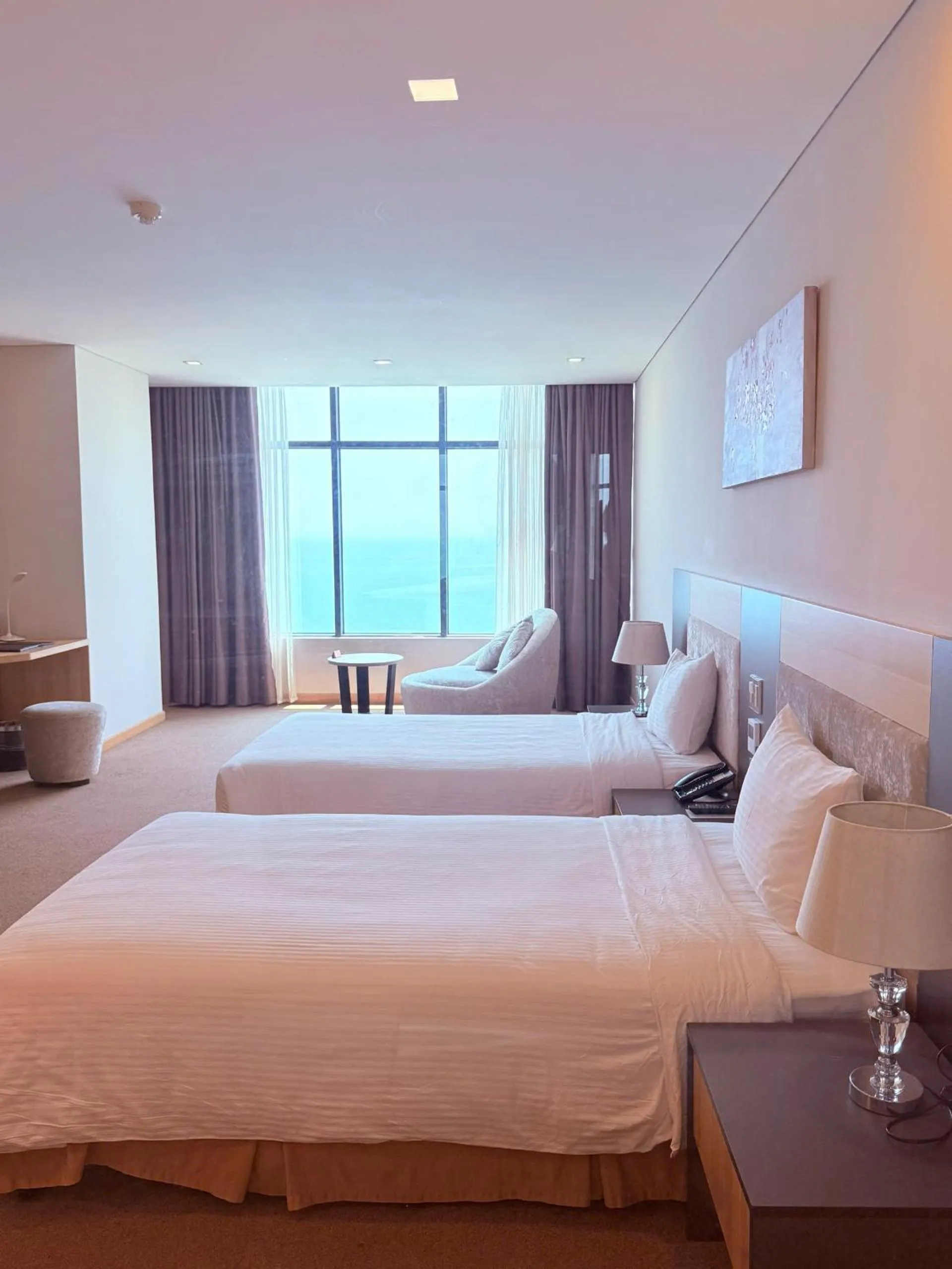 Bed in Muong Thanh Luxury Nha Trang Hotel