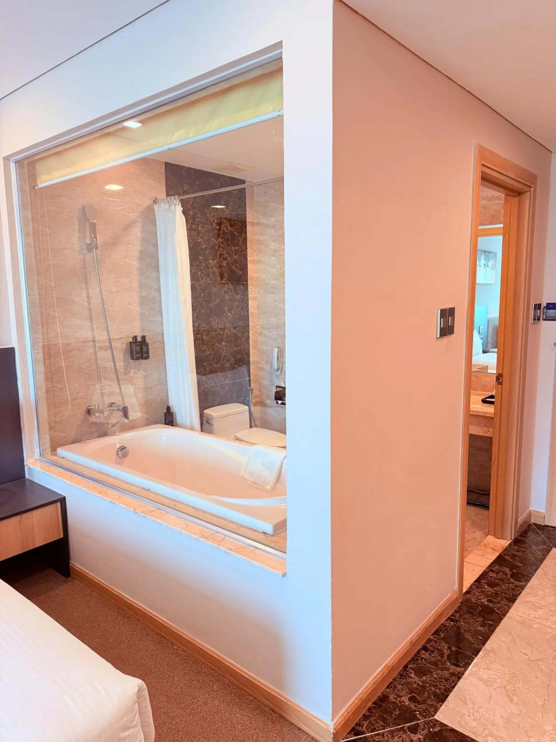 Bed in Muong Thanh Luxury Nha Trang Hotel