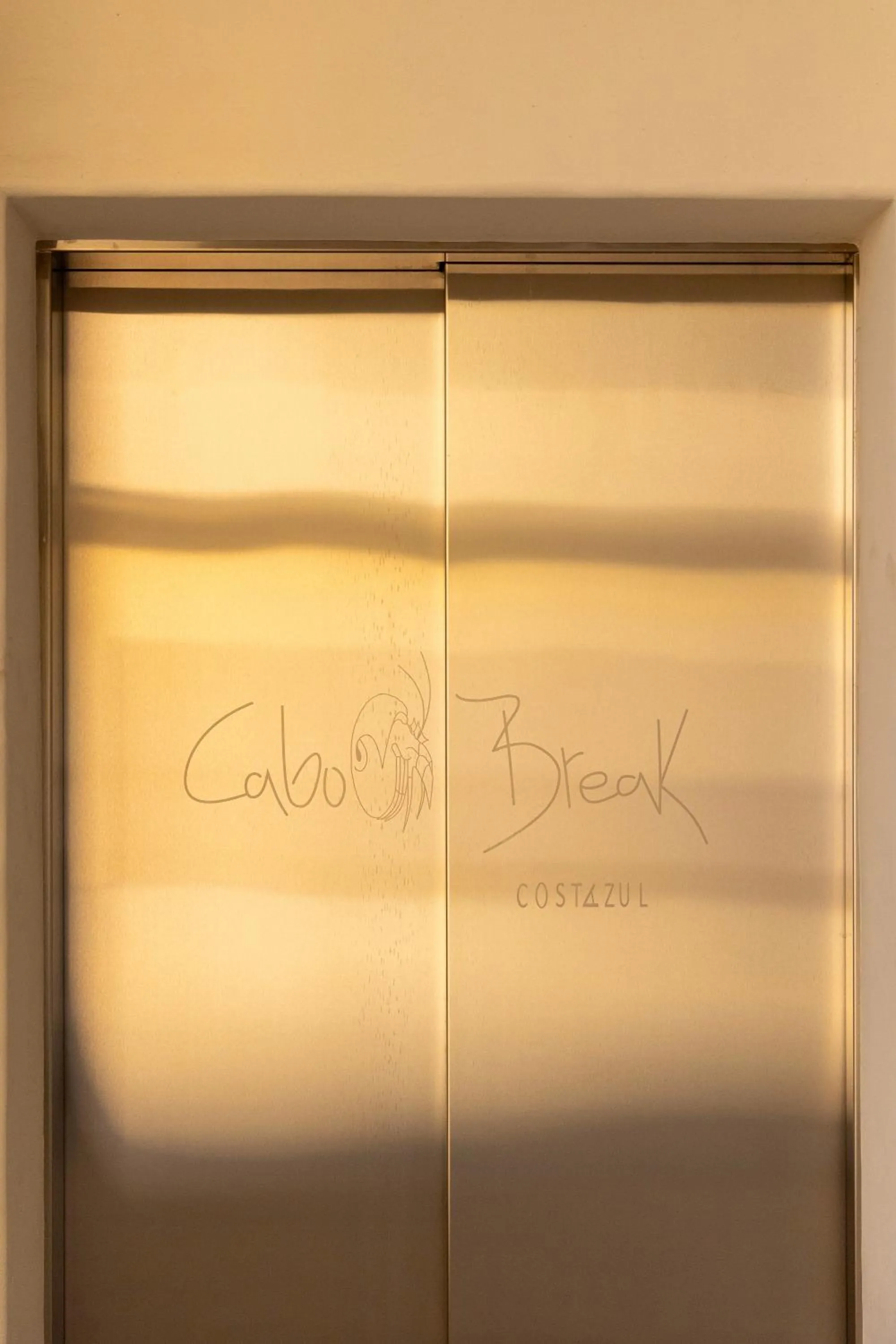 elevator in Cabo Break Hotel