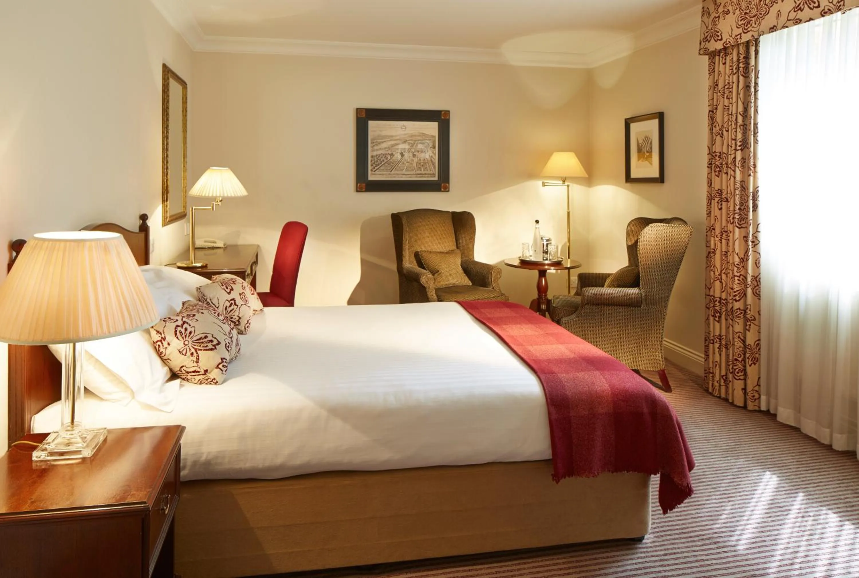 Bedroom, Bed in Macdonald Frimley Hall Hotel & Spa