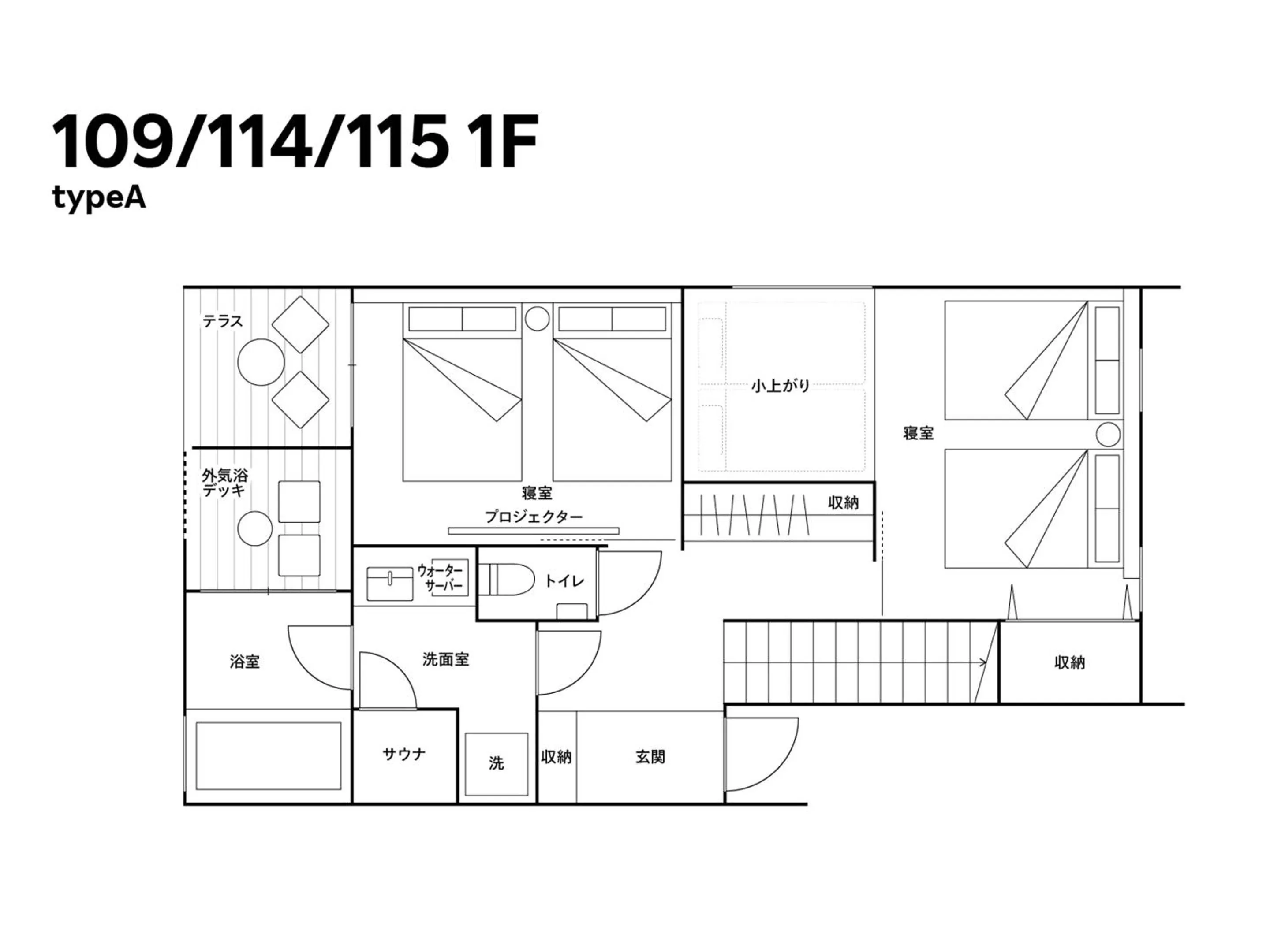 Floor plan in Rakuten STAY VILLA Kinugawa Riverside