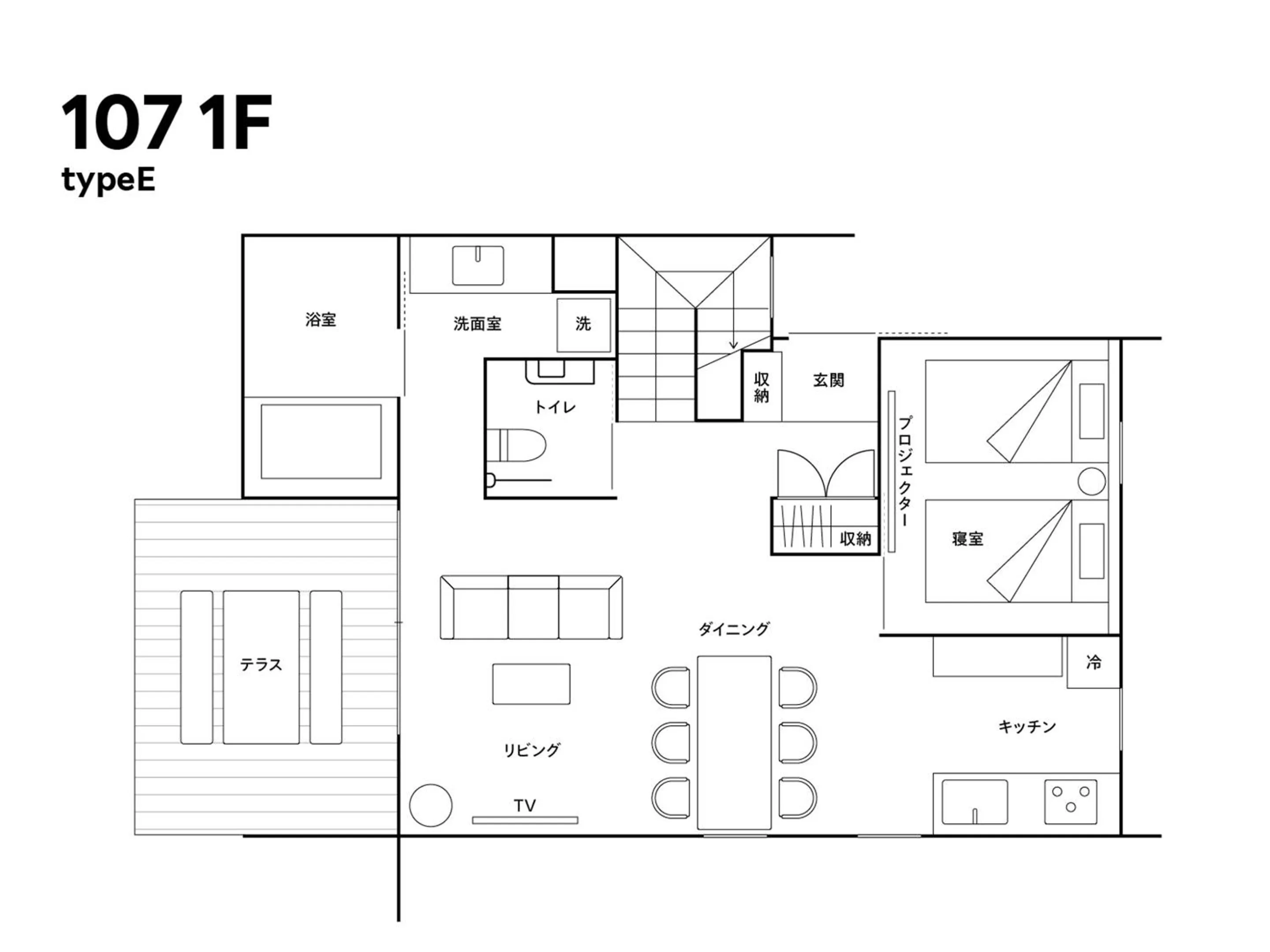 Floor plan in Rakuten STAY VILLA Kinugawa Riverside