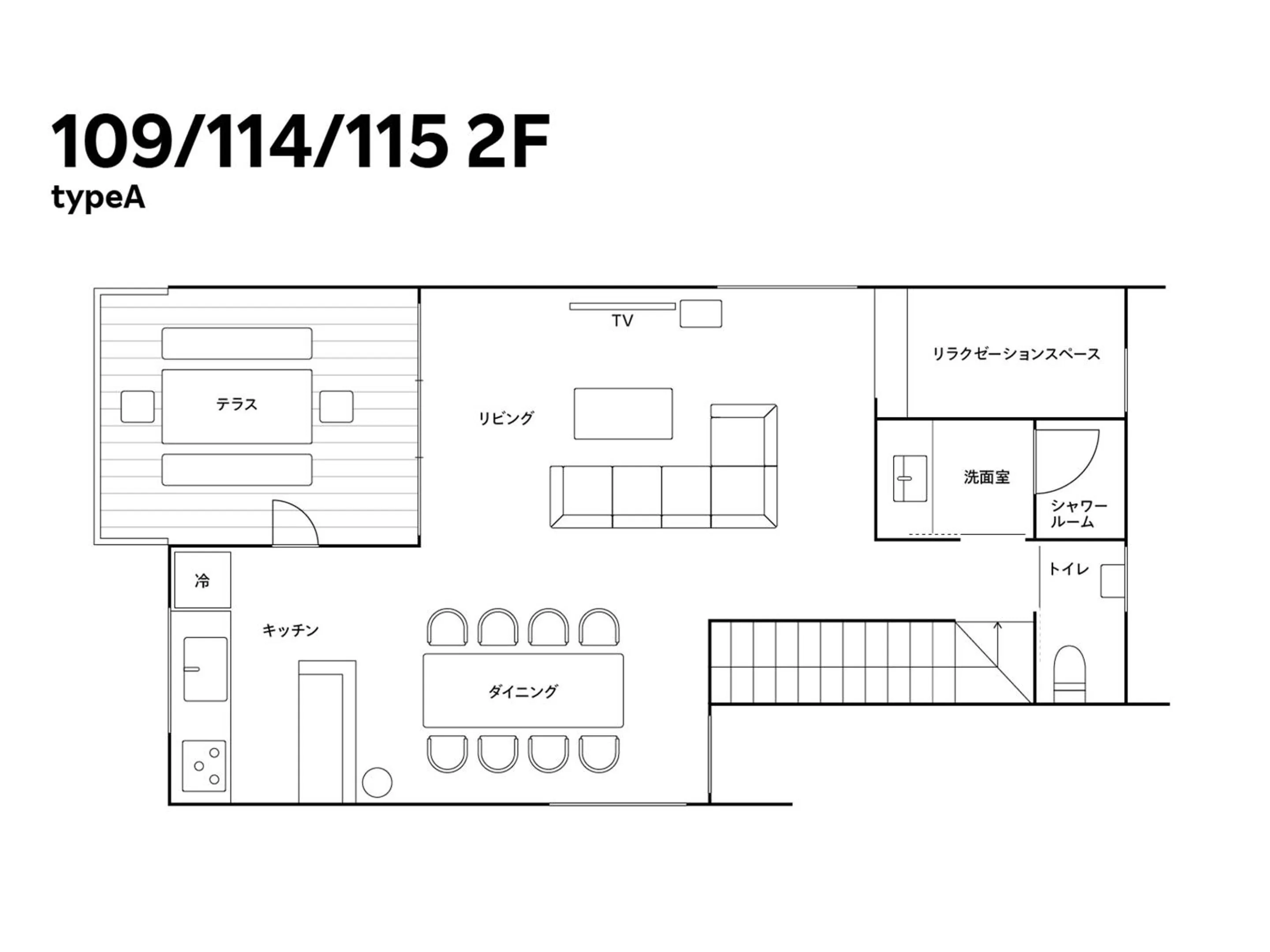 Floor plan in Rakuten STAY VILLA Kinugawa Riverside