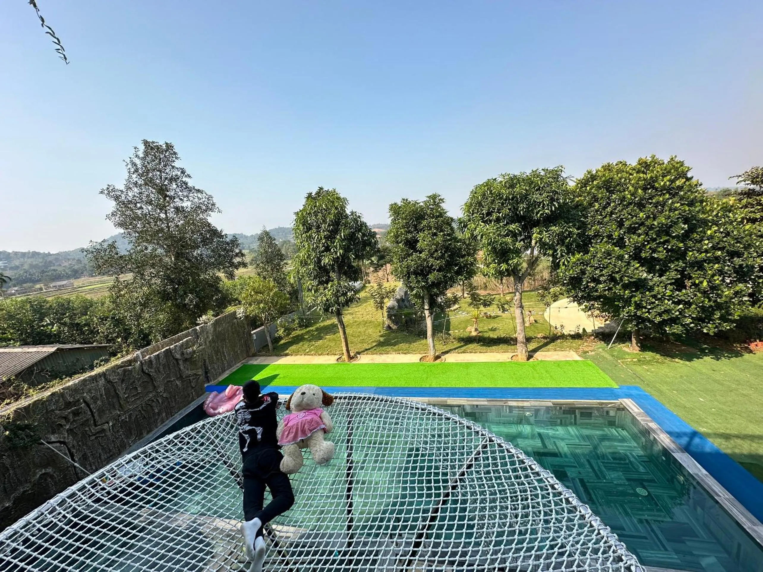Pool view in King Bavi Resort