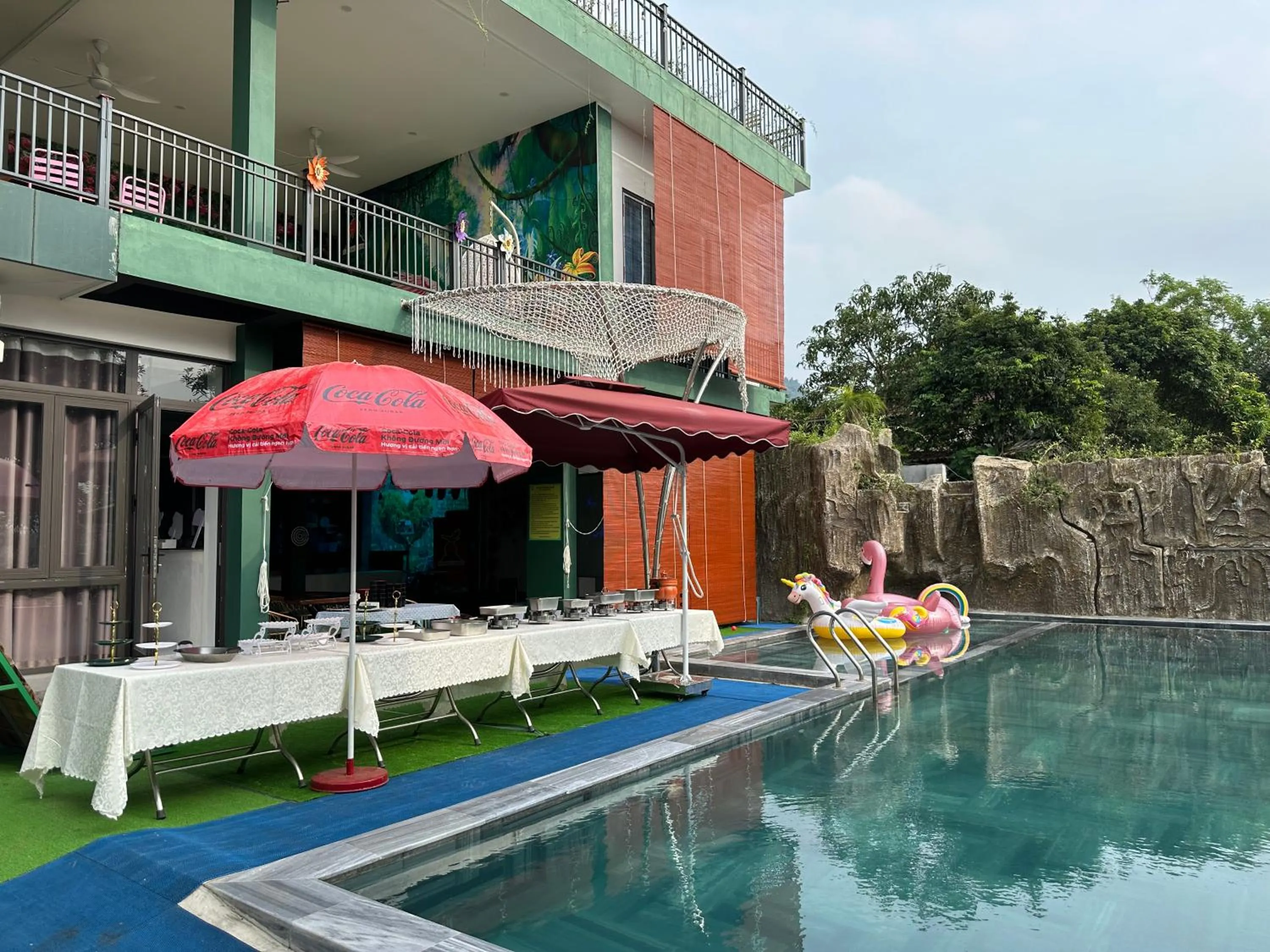 Balcony/Terrace in King Bavi Resort