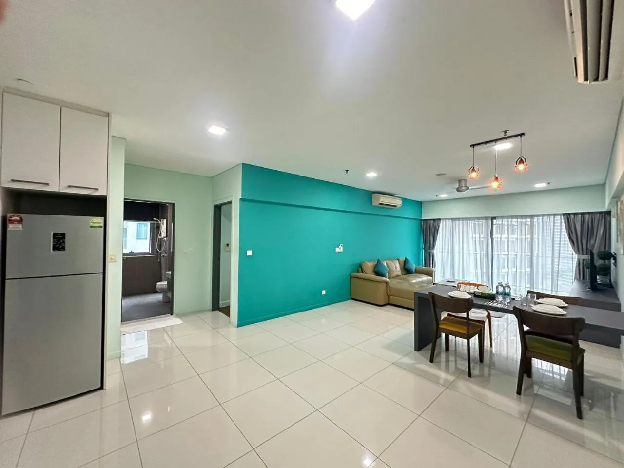 Kitchen or kitchenette in Summer Suites KLCC by Luna KL