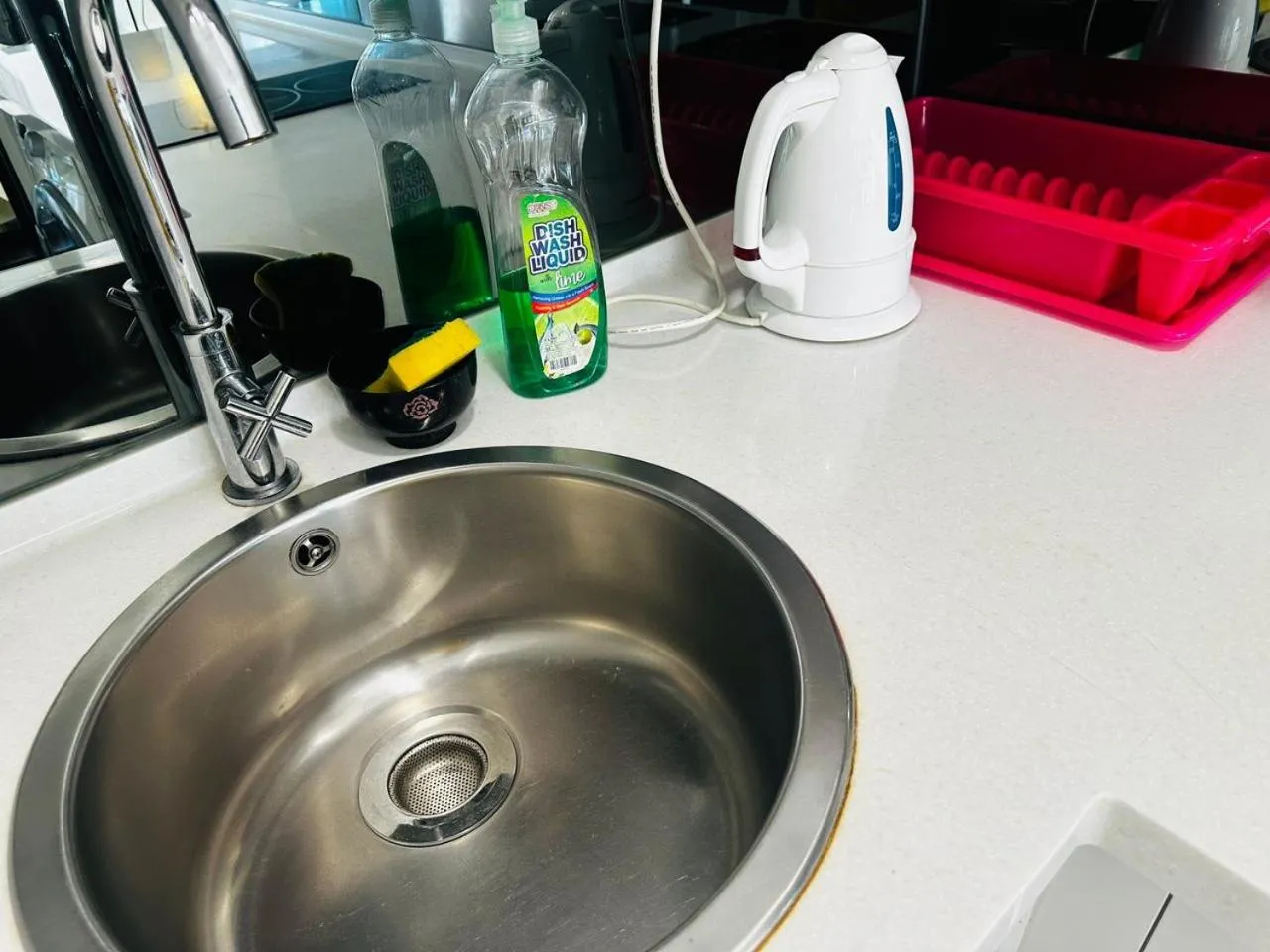 Kitchen or kitchenette in Summer Suites KLCC by Luna KL