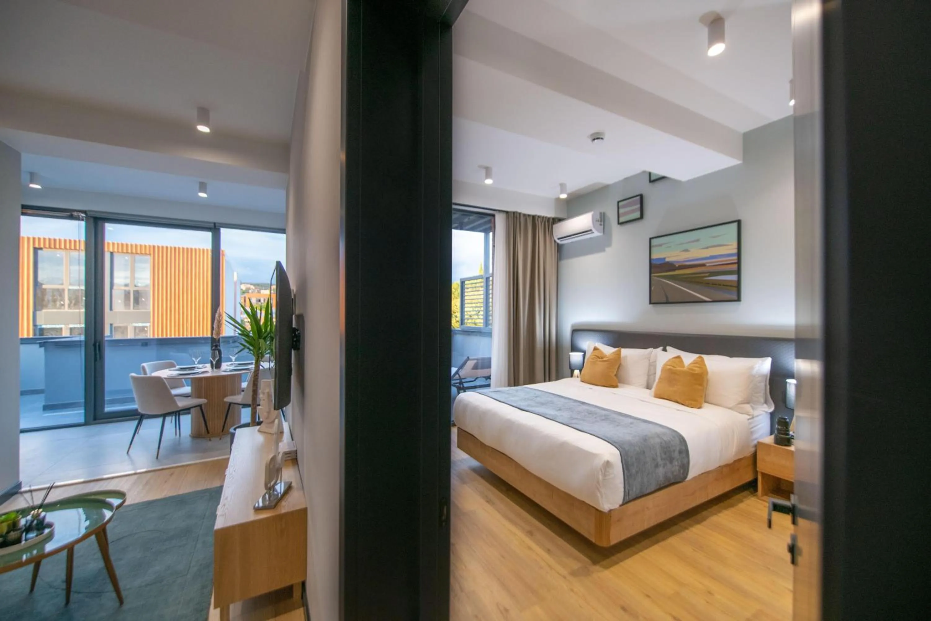 Bed in Qstay Gratus Tbilisi