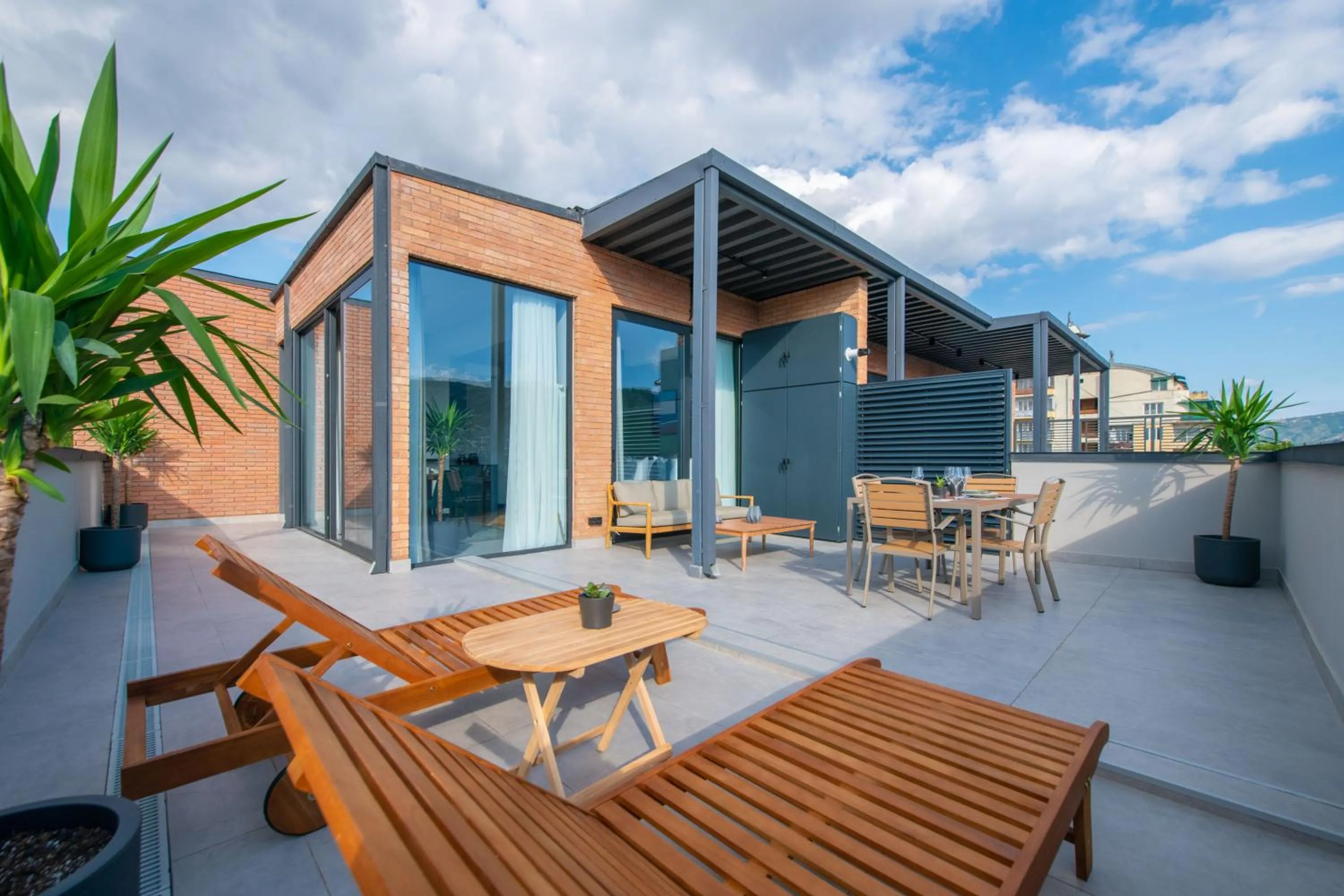 Balcony/Terrace in Qstay Gratus Tbilisi
