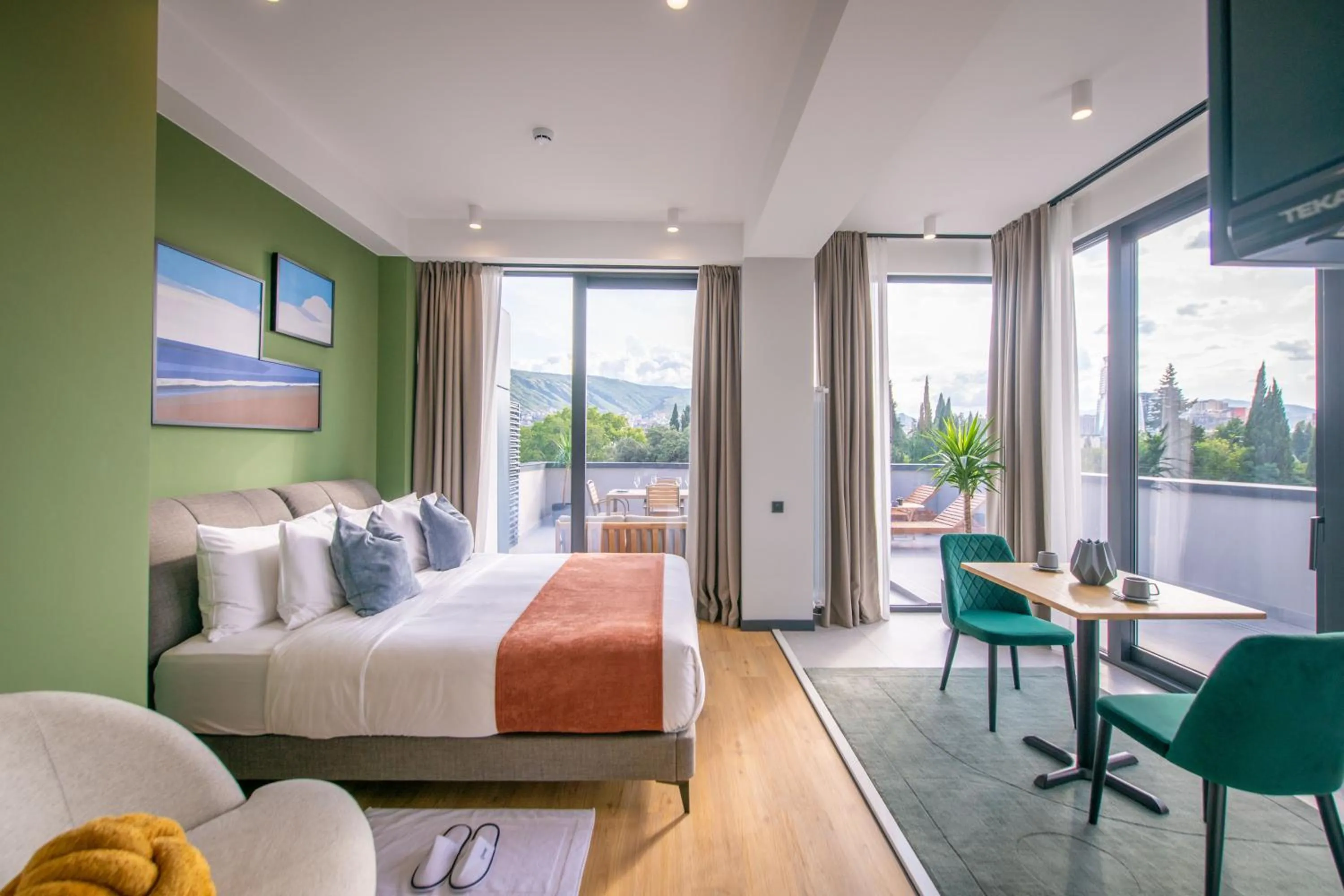 Balcony/Terrace in Qstay Gratus Tbilisi