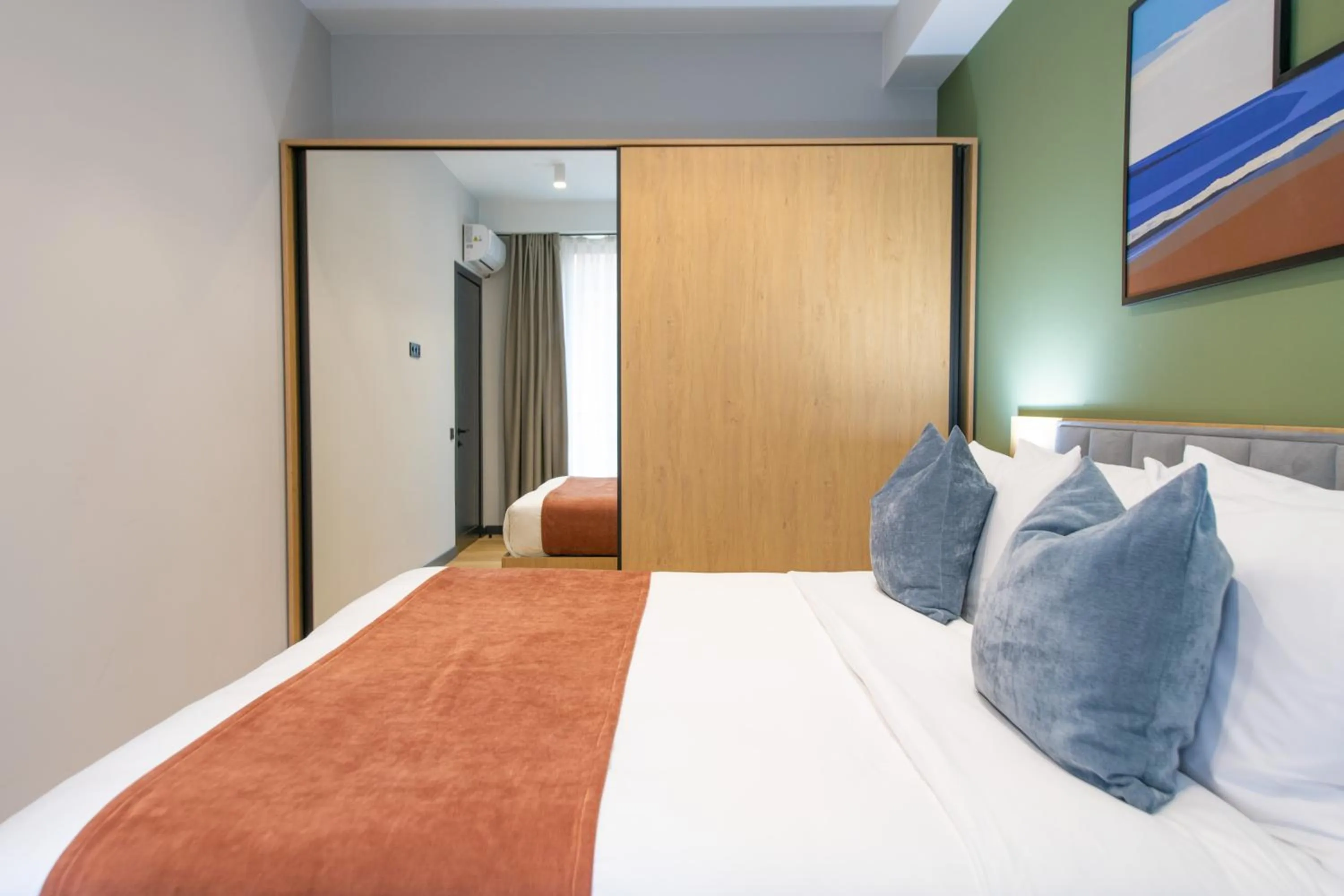 Bed in Qstay Gratus Tbilisi