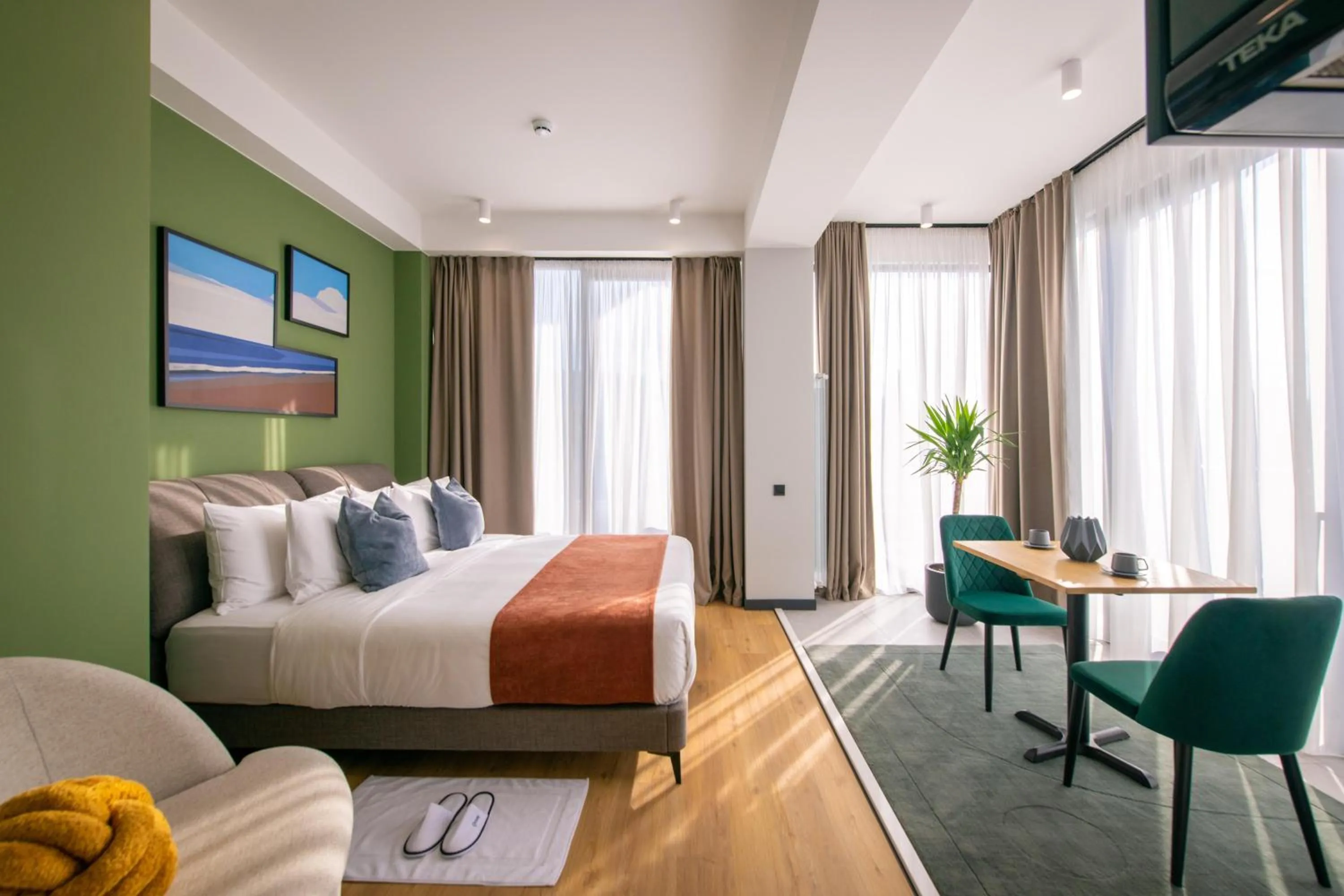 Bed in Qstay Gratus Tbilisi