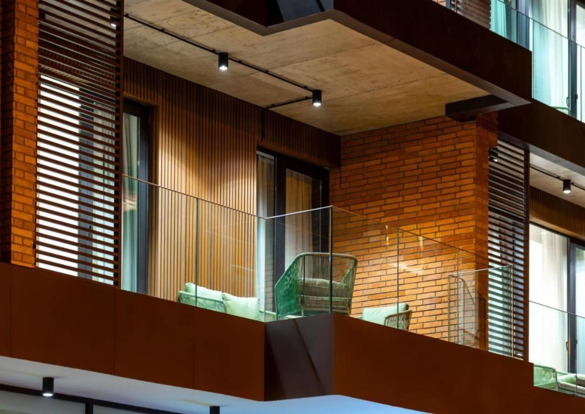 Balcony/Terrace in Qstay Gratus Tbilisi