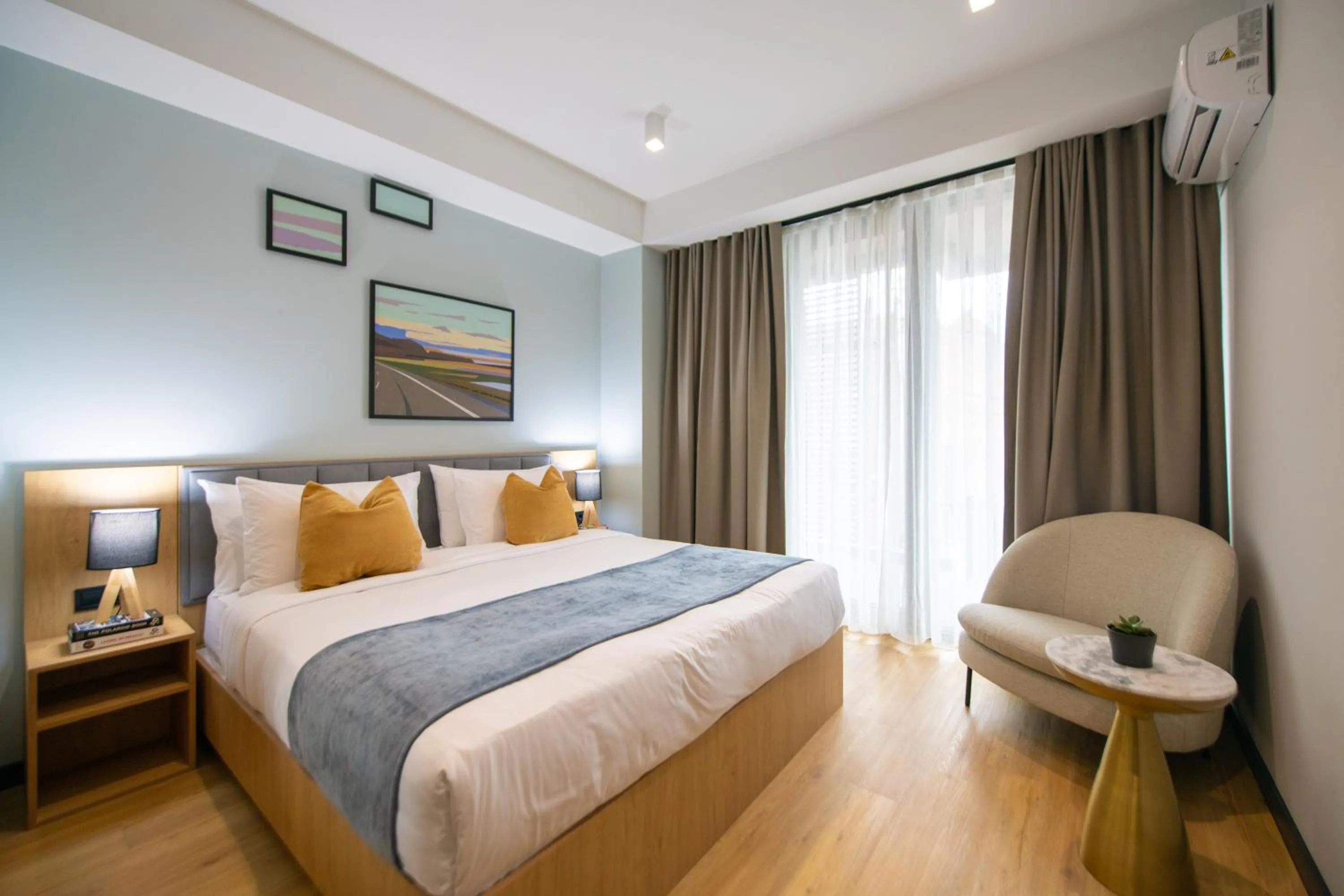 Bed in Qstay Gratus Tbilisi