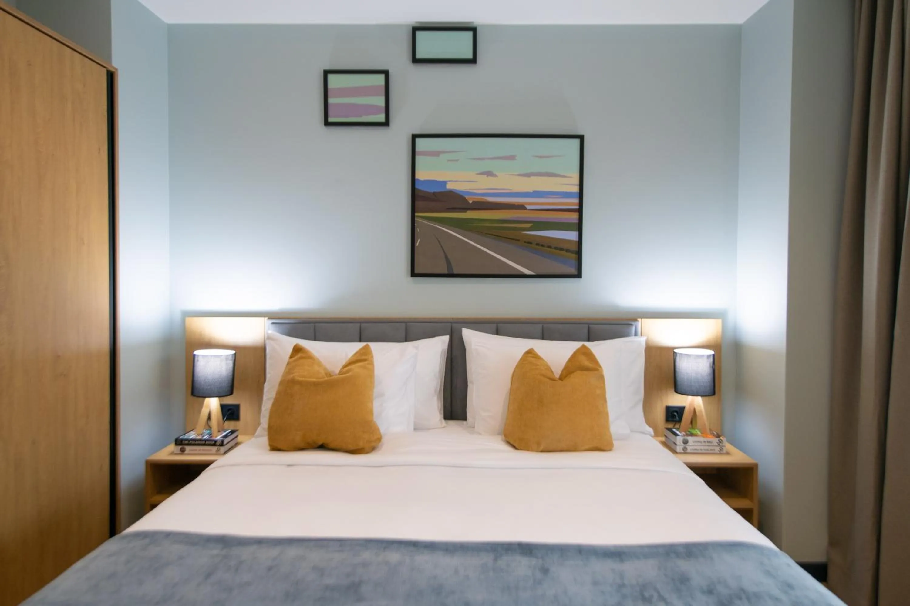 Bed in Qstay Gratus Tbilisi