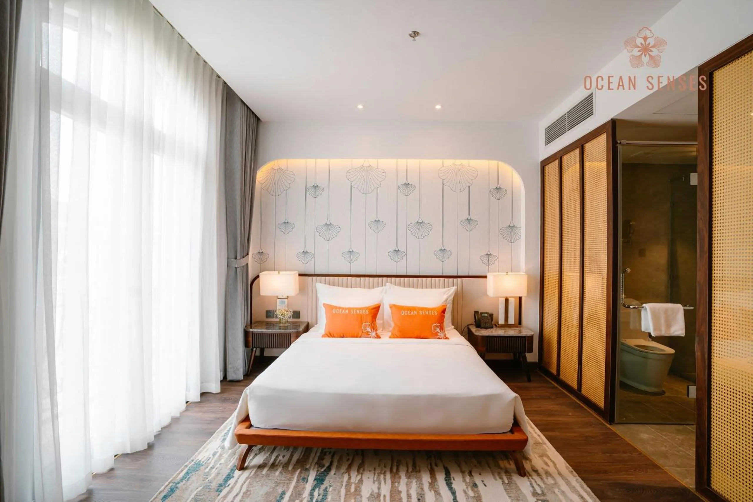 Bed in Ocean Senses Hotel