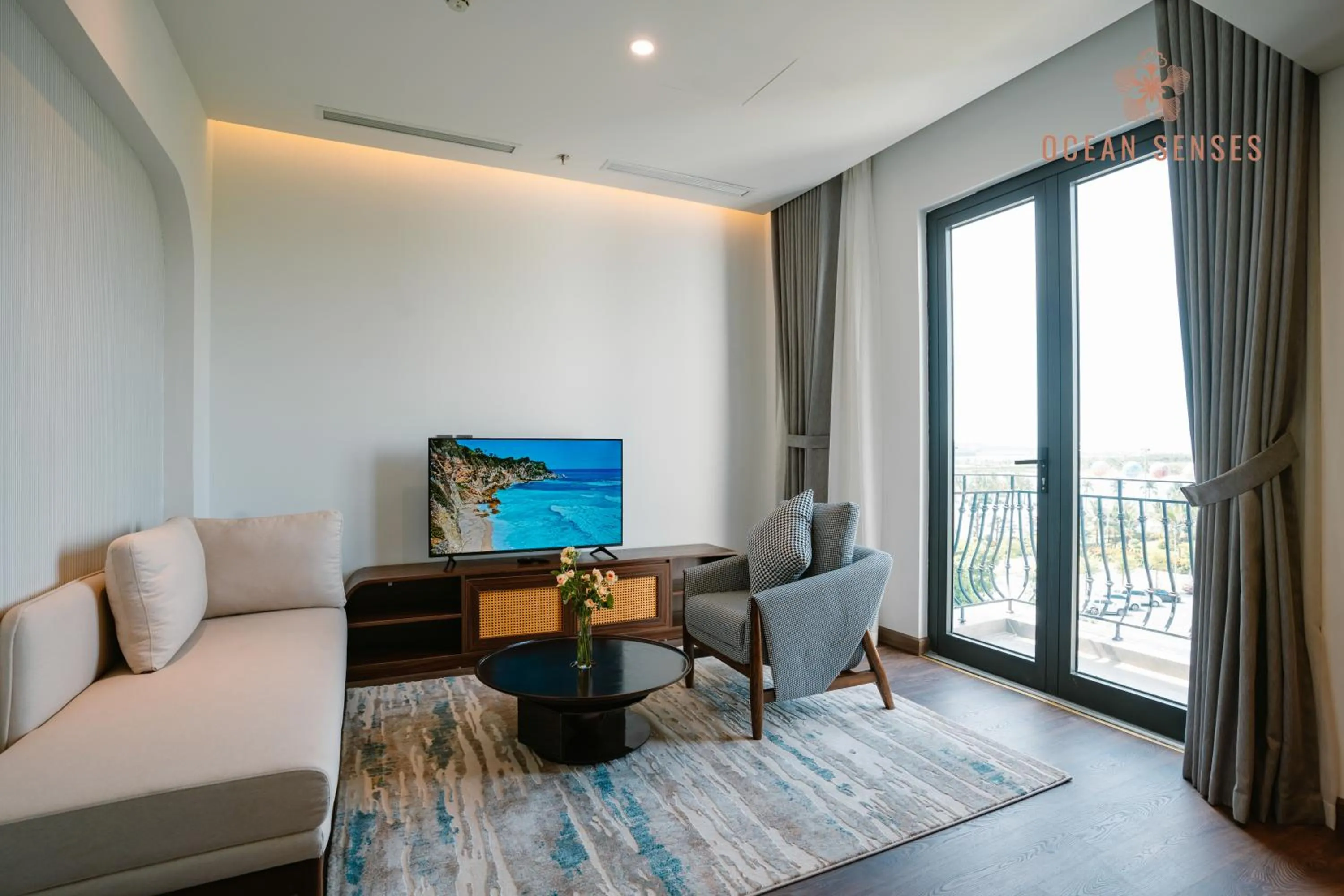 Bed in Ocean Senses Hotel