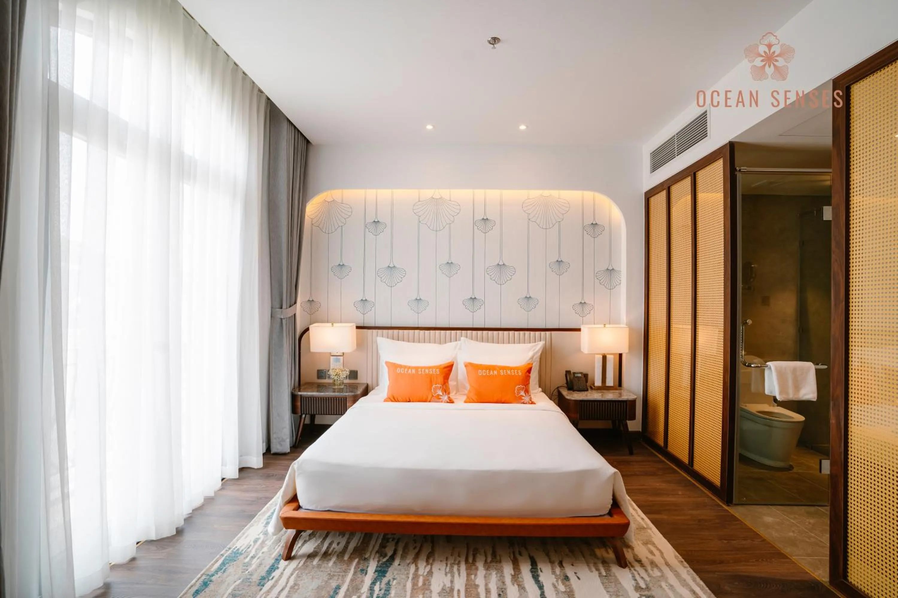 Bed in Ocean Senses Hotel