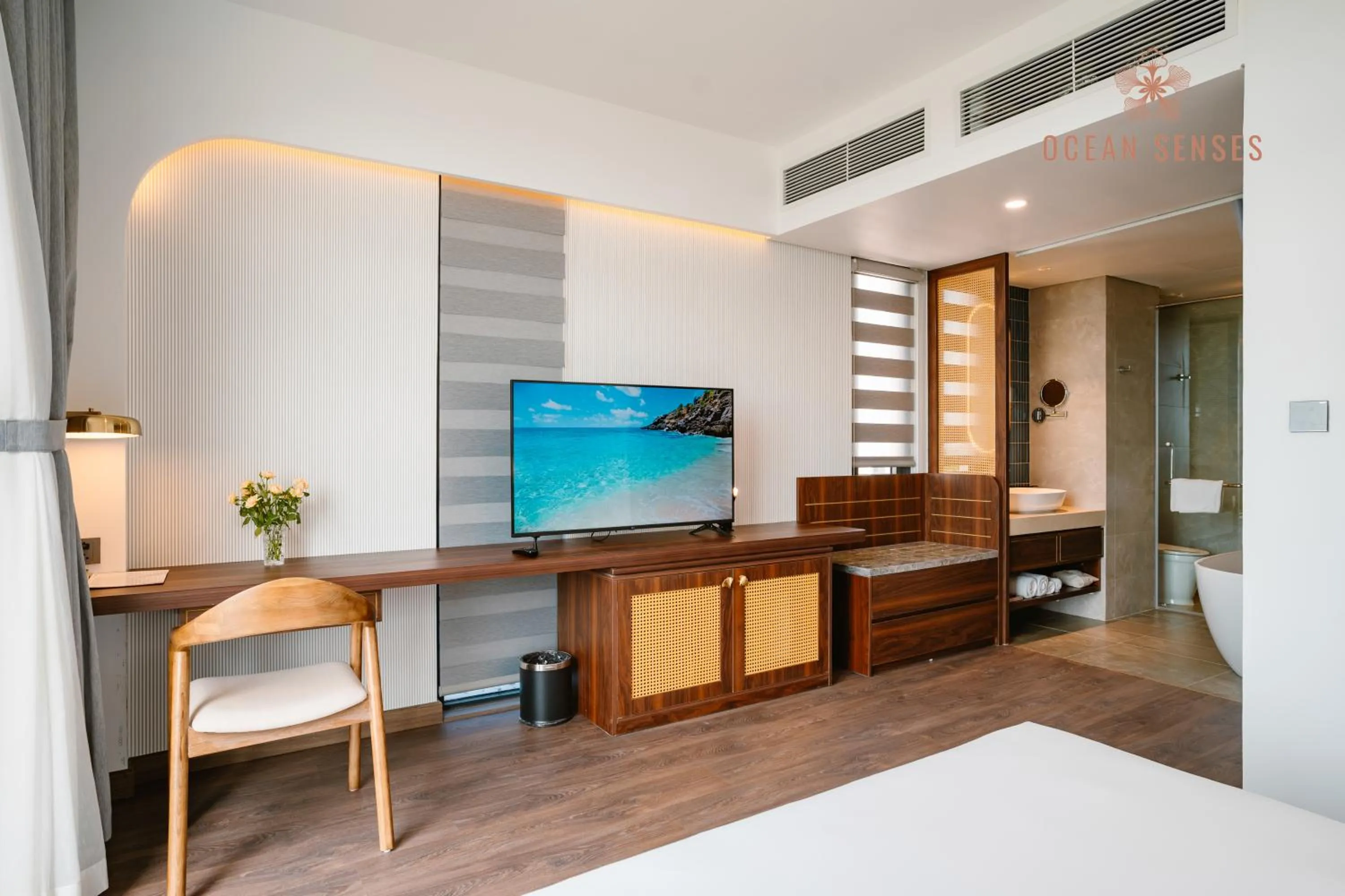 Bed in Ocean Senses Hotel