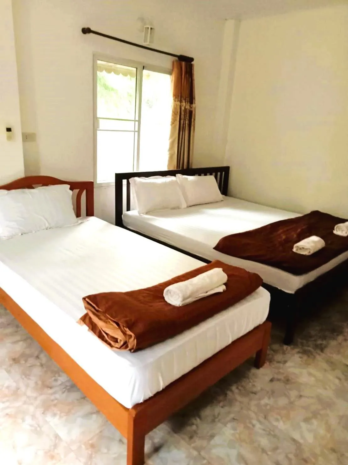 Bed in Khum Khun Phon Resort Khao Yai