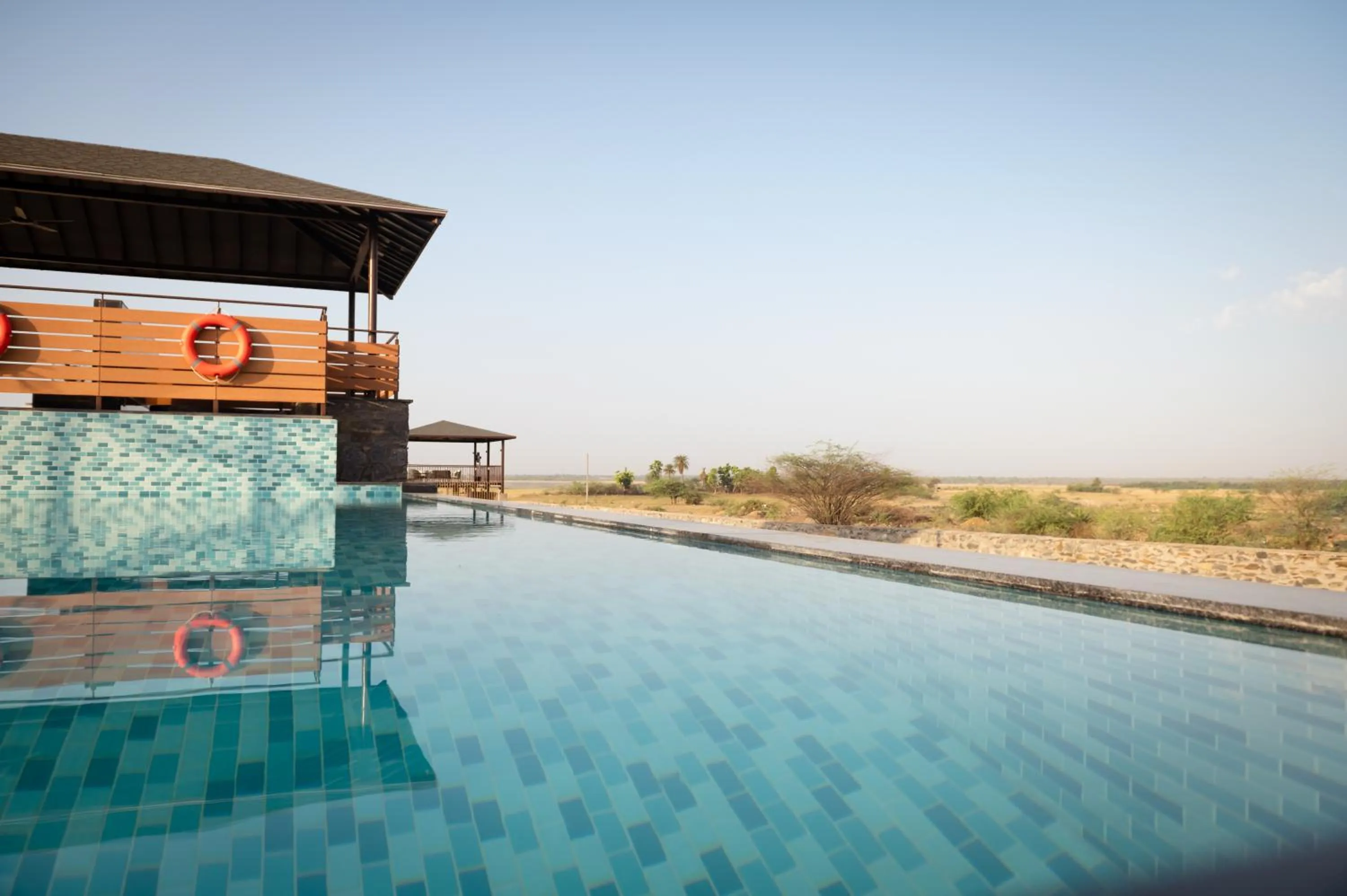 Swimming pool in Sangam Farms