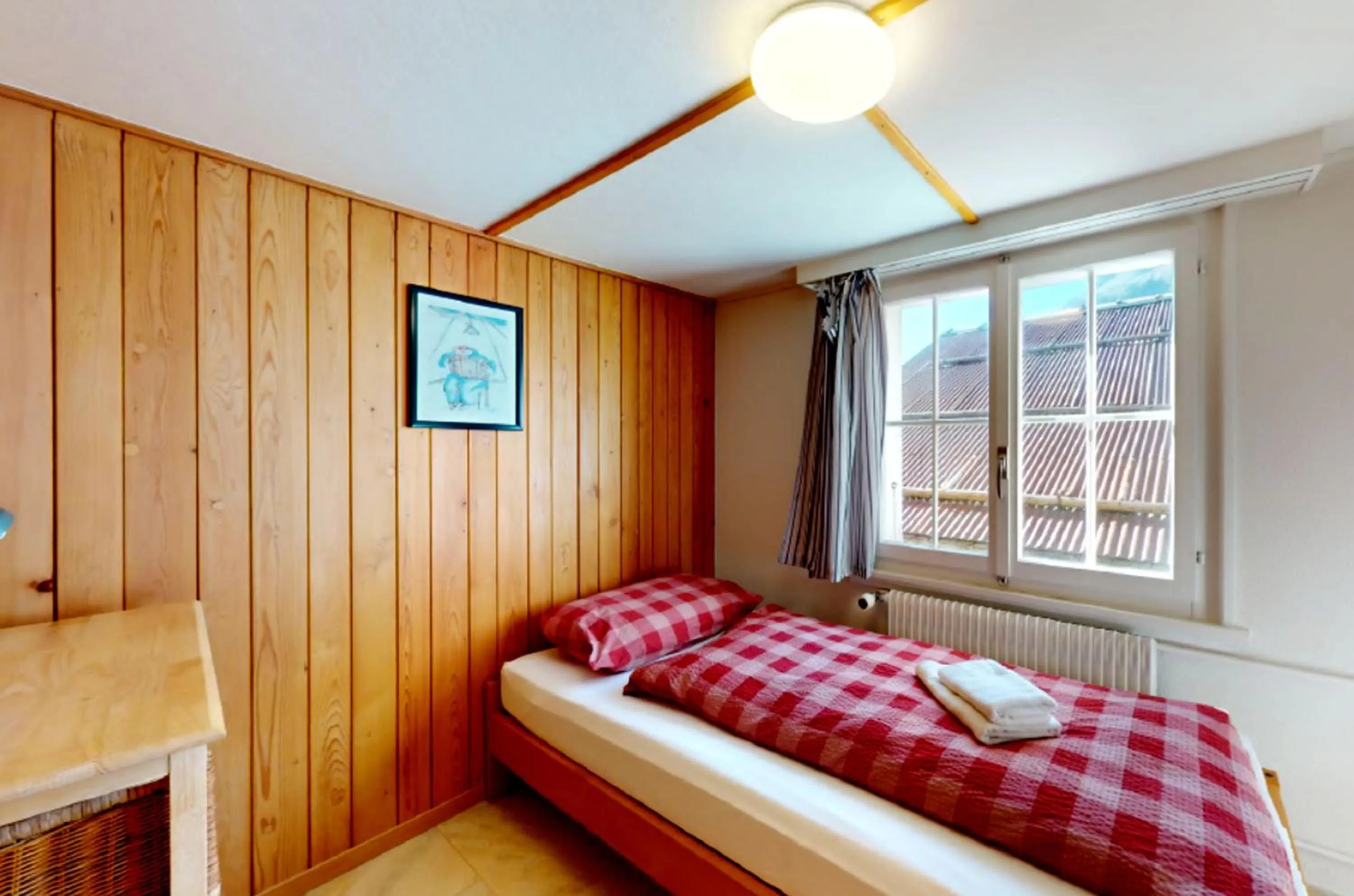 Bedroom, Bed in Gadmen Alpenrose, Switzerland