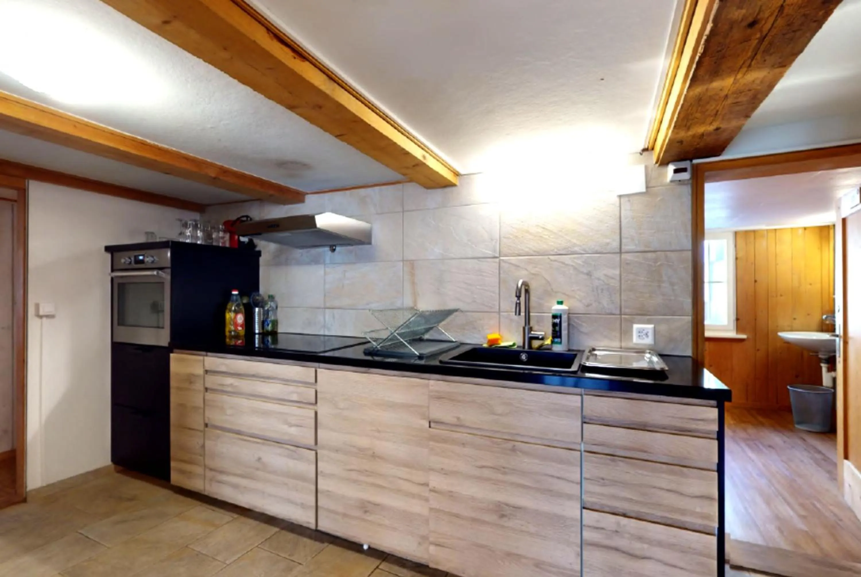 Kitchen or kitchenette in Gadmen Alpenrose, Switzerland