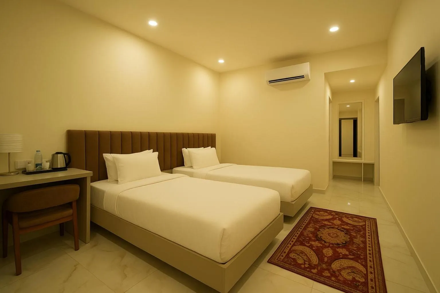 Bedroom, Bed in Veerdency Luxury resort