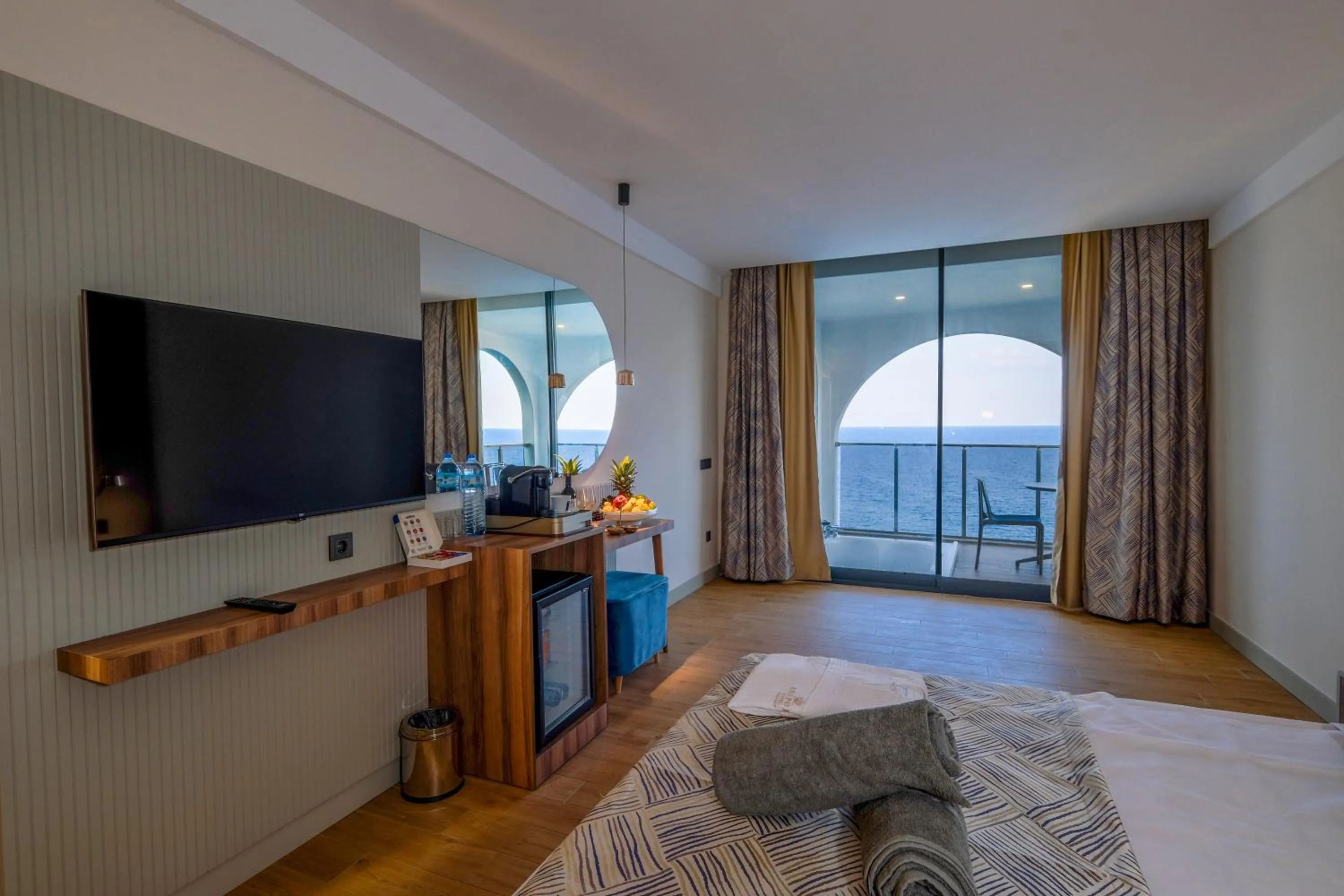 Photo of the whole room, Bed in Ada Port Hotel Adults Only