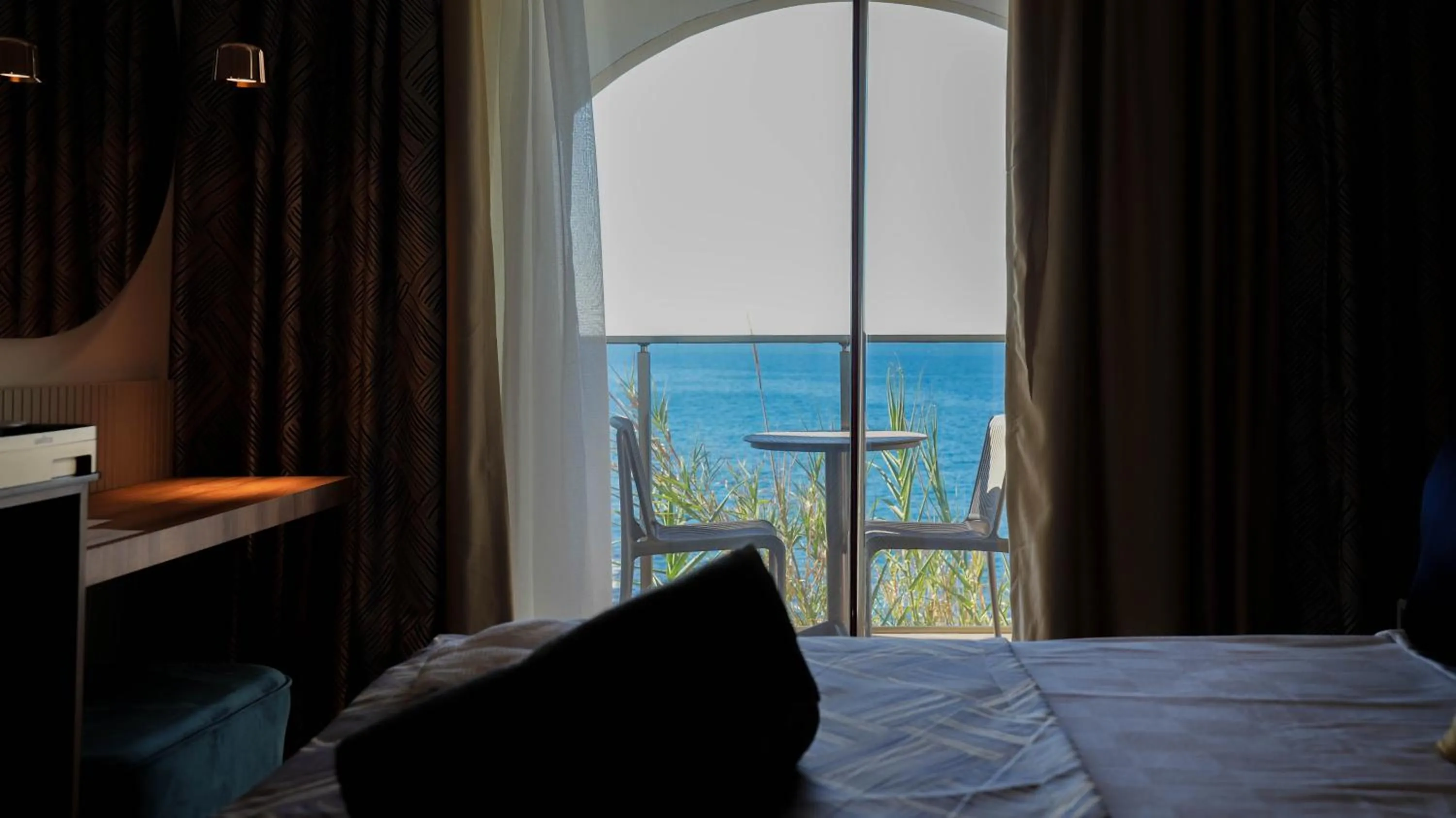 Photo of the whole room, Bed in Ada Port Hotel Adults Only