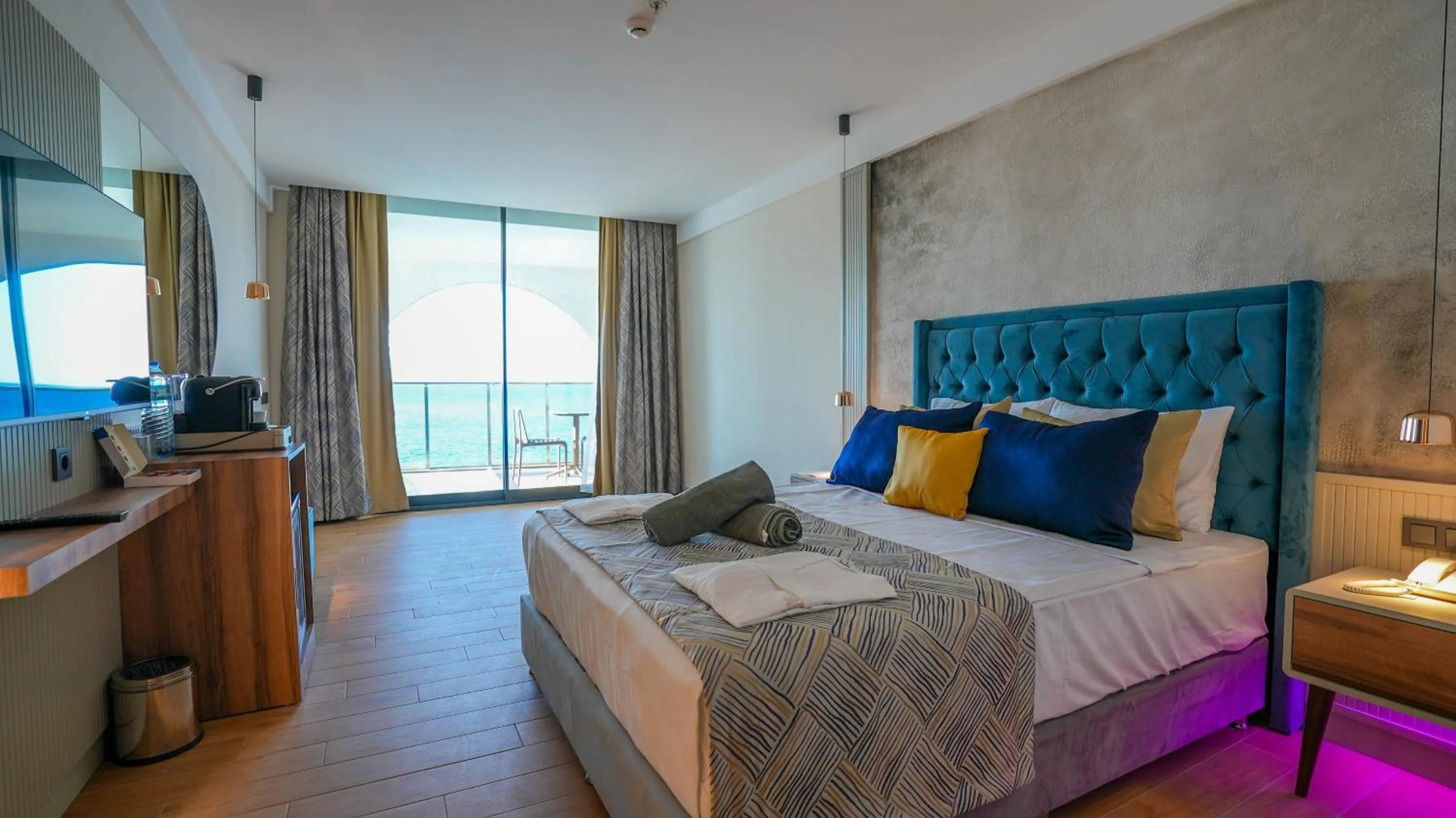 Photo of the whole room, Bed in Ada Port Hotel Adults Only