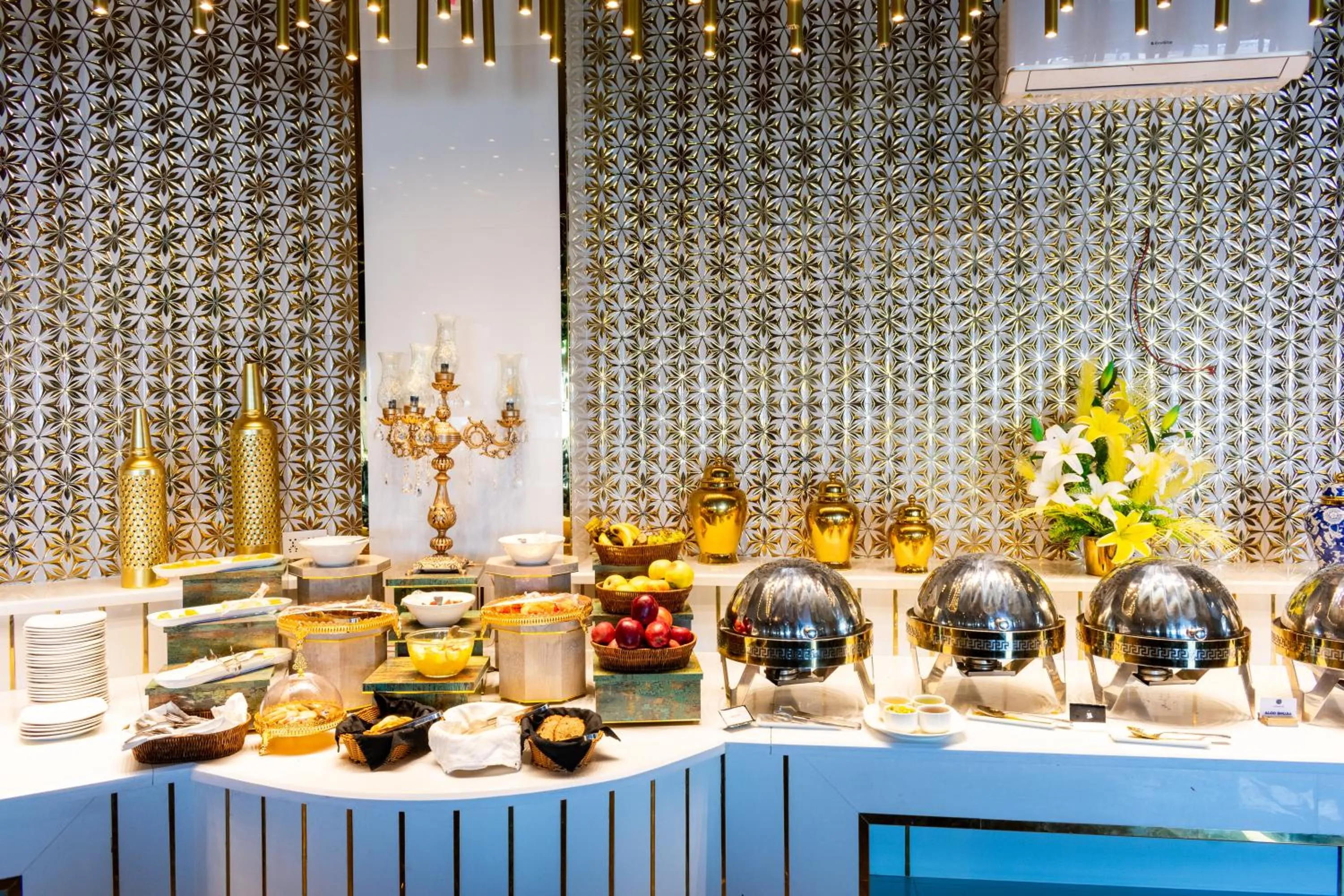 Buffet breakfast in Hotel Tourmaline Peshawar