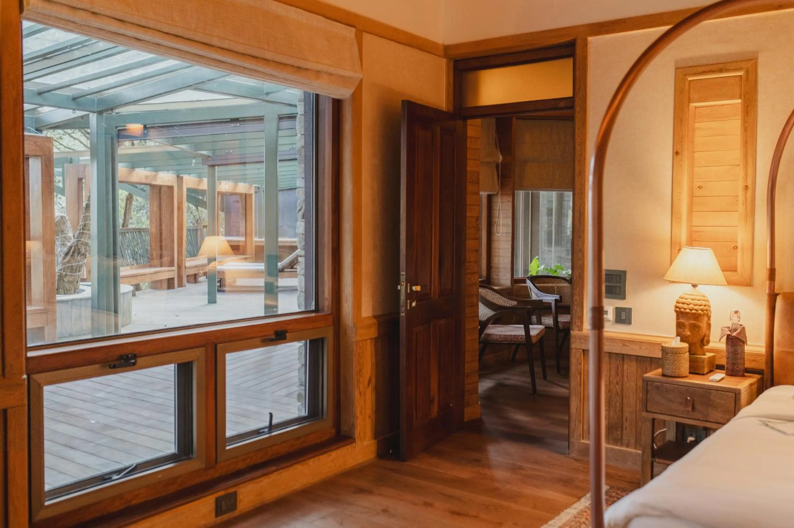 Bedroom, Bed in Brij Atmanya Bhowali, Nainital, A Luxury Mountain Escape