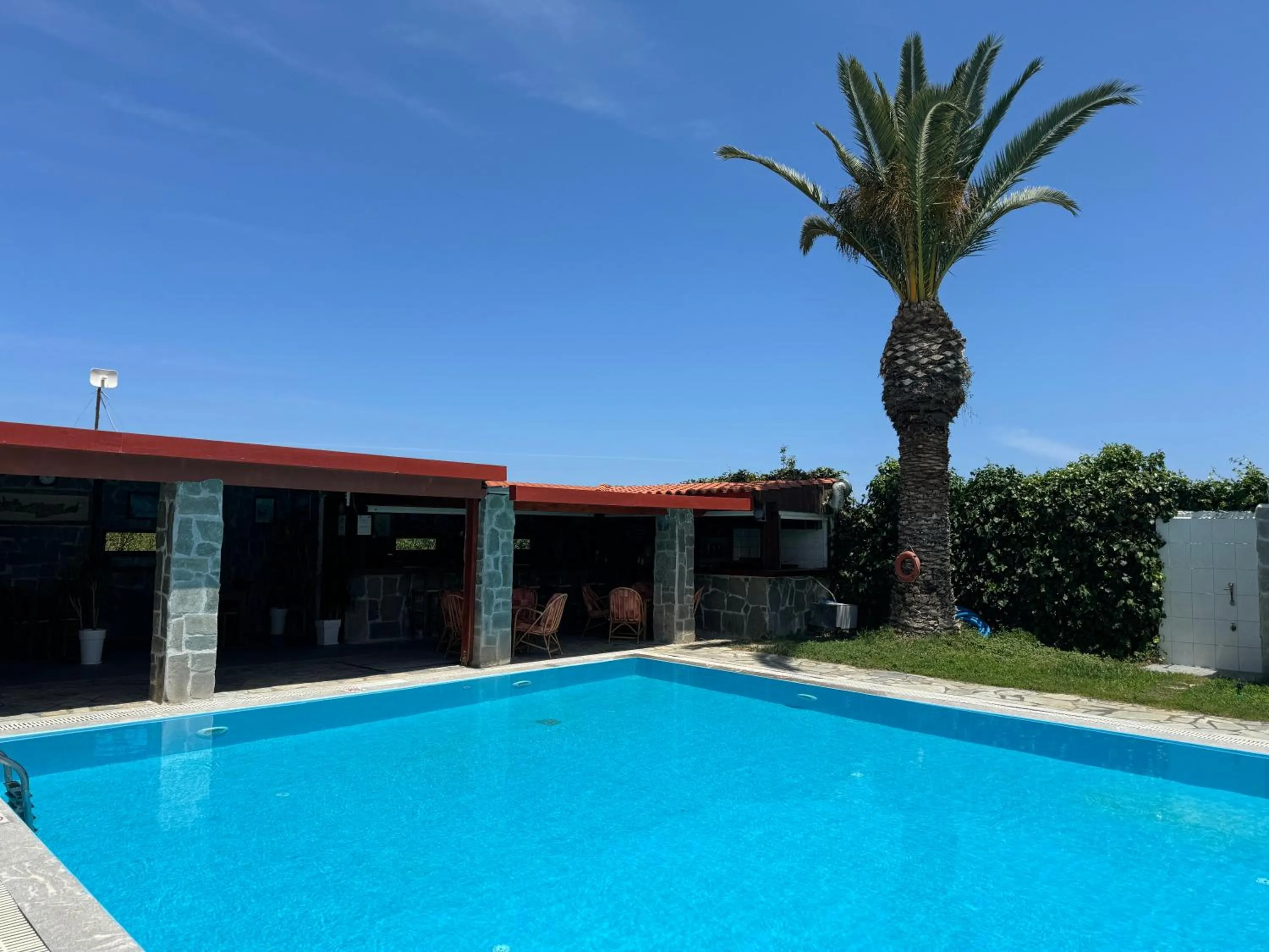 Pool view in Zac & Georgio Studios