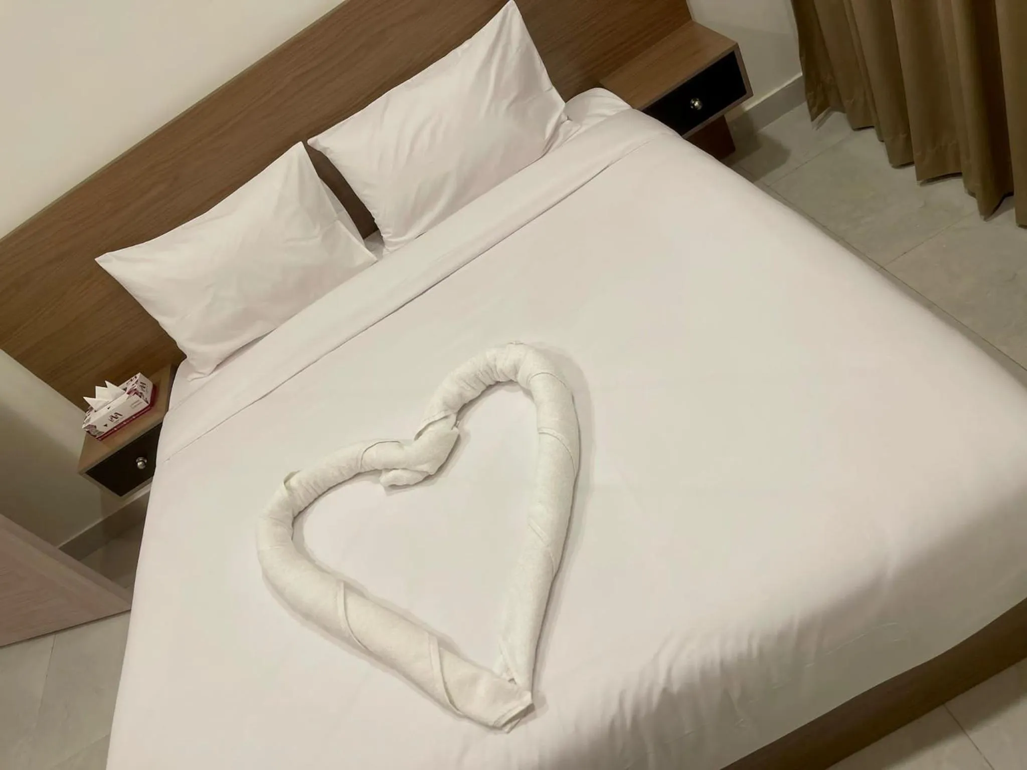 Bed in برج ماجيك سويت Magic Suite Tower