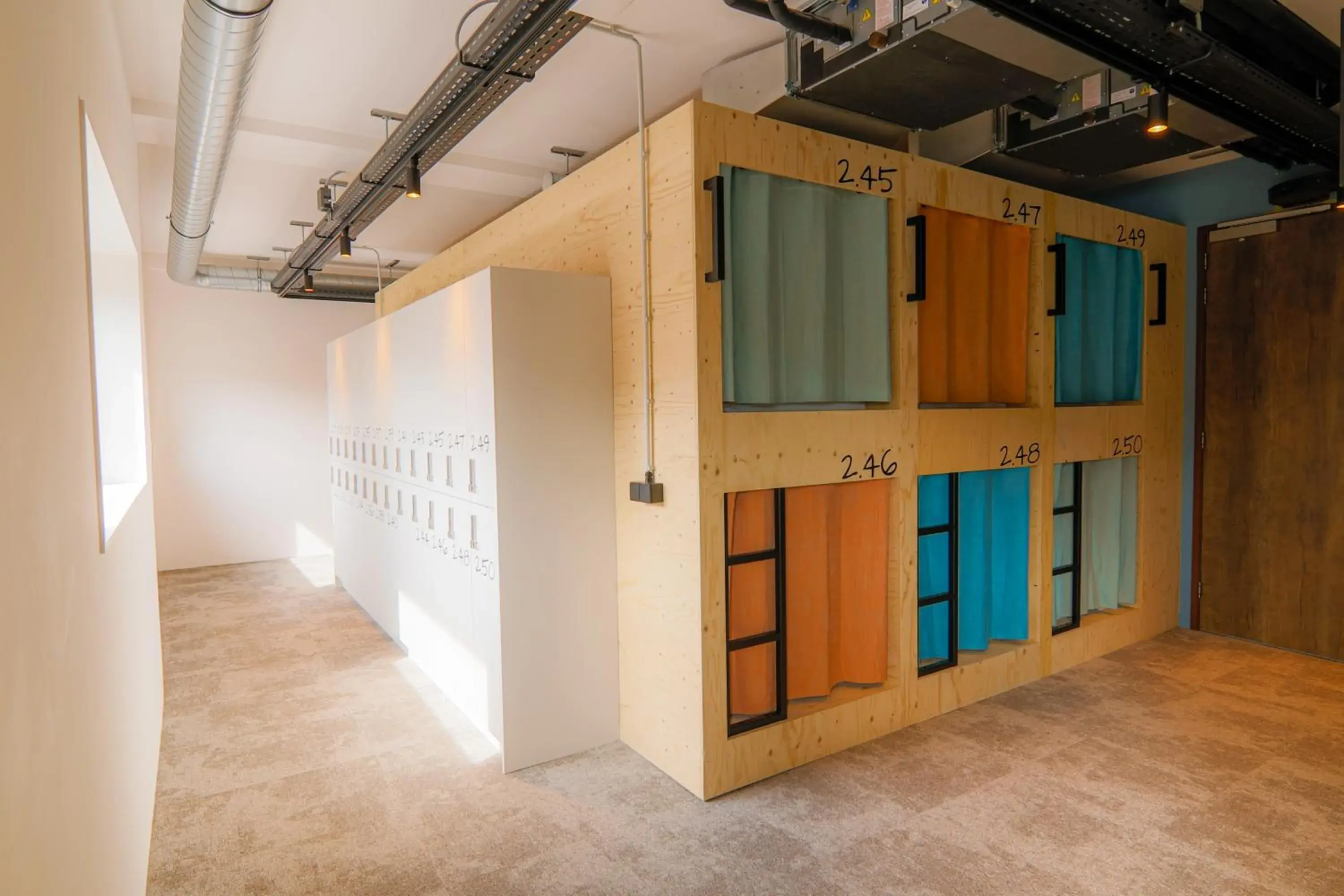 Single Cocoon in Female Dormitory Room in PJs Hostel Single Cocoon in Female Dormitory Room in PJs Hostel