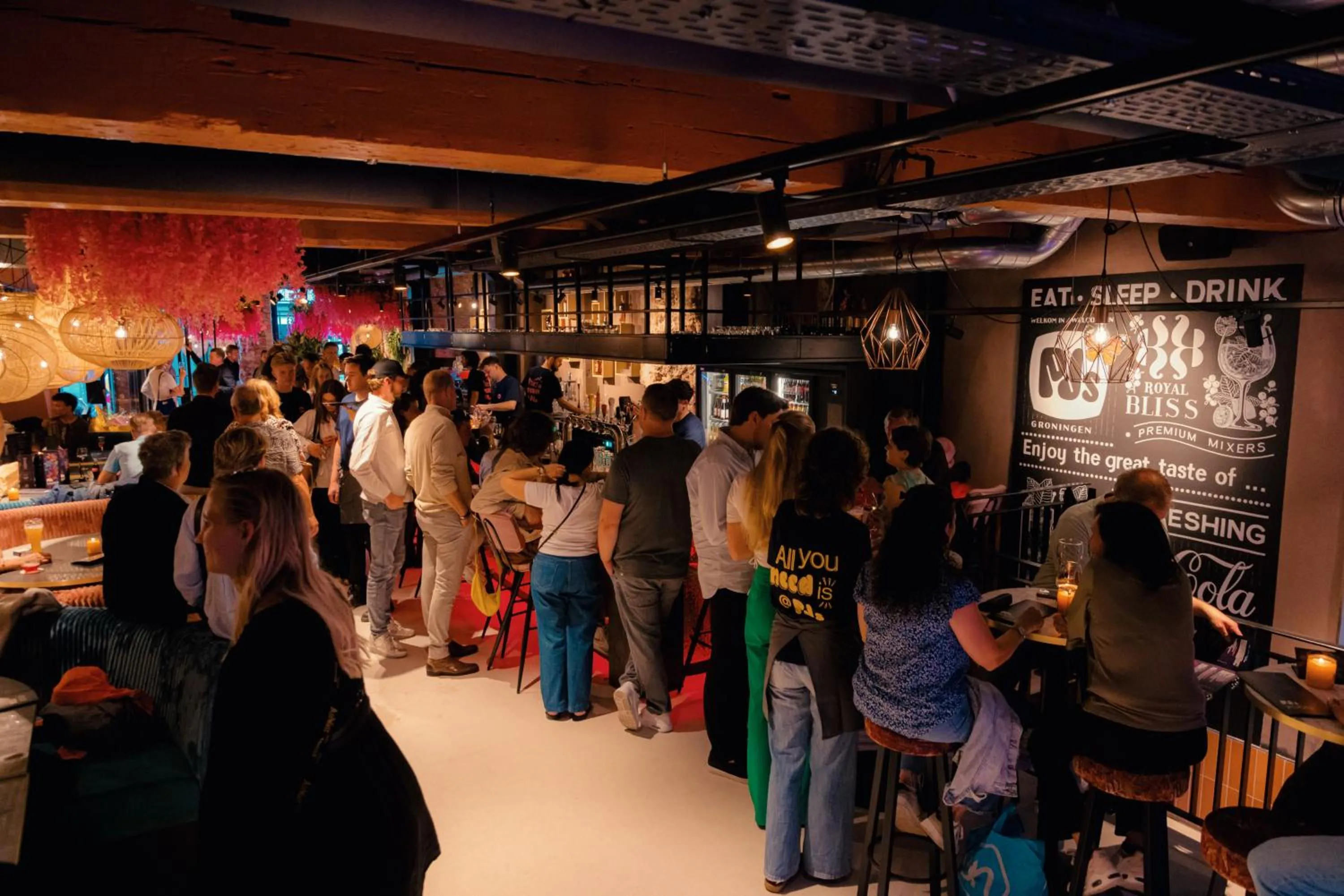 Evening entertainment in PJs Hostel