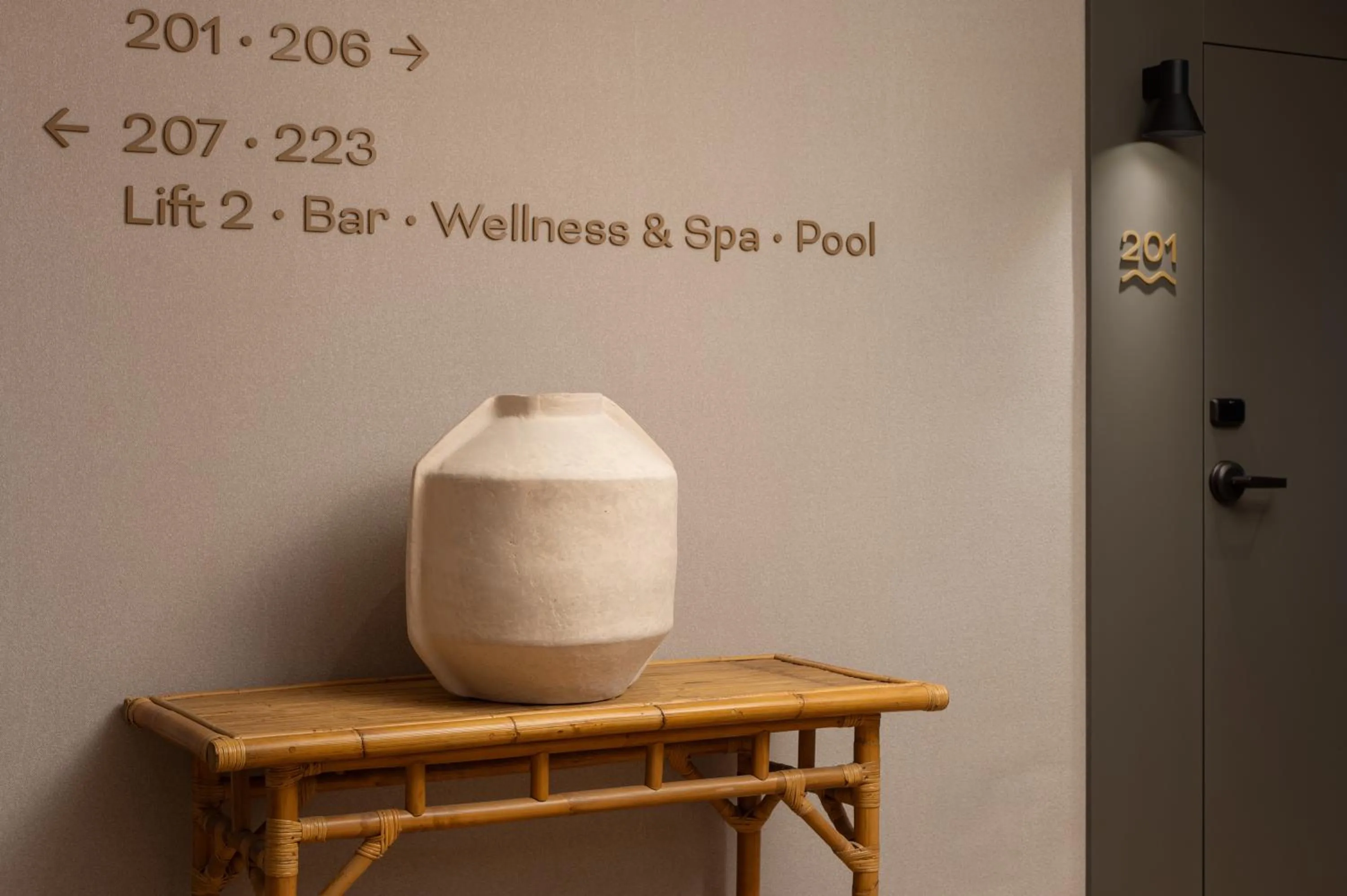 Decorative detail in Molum Hotel & Residences