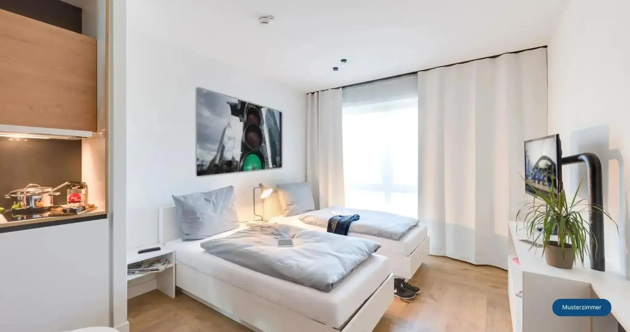 Studio Twin in smartments Frankfurt Airport Studio Twin in smartments Frankfurt Airport