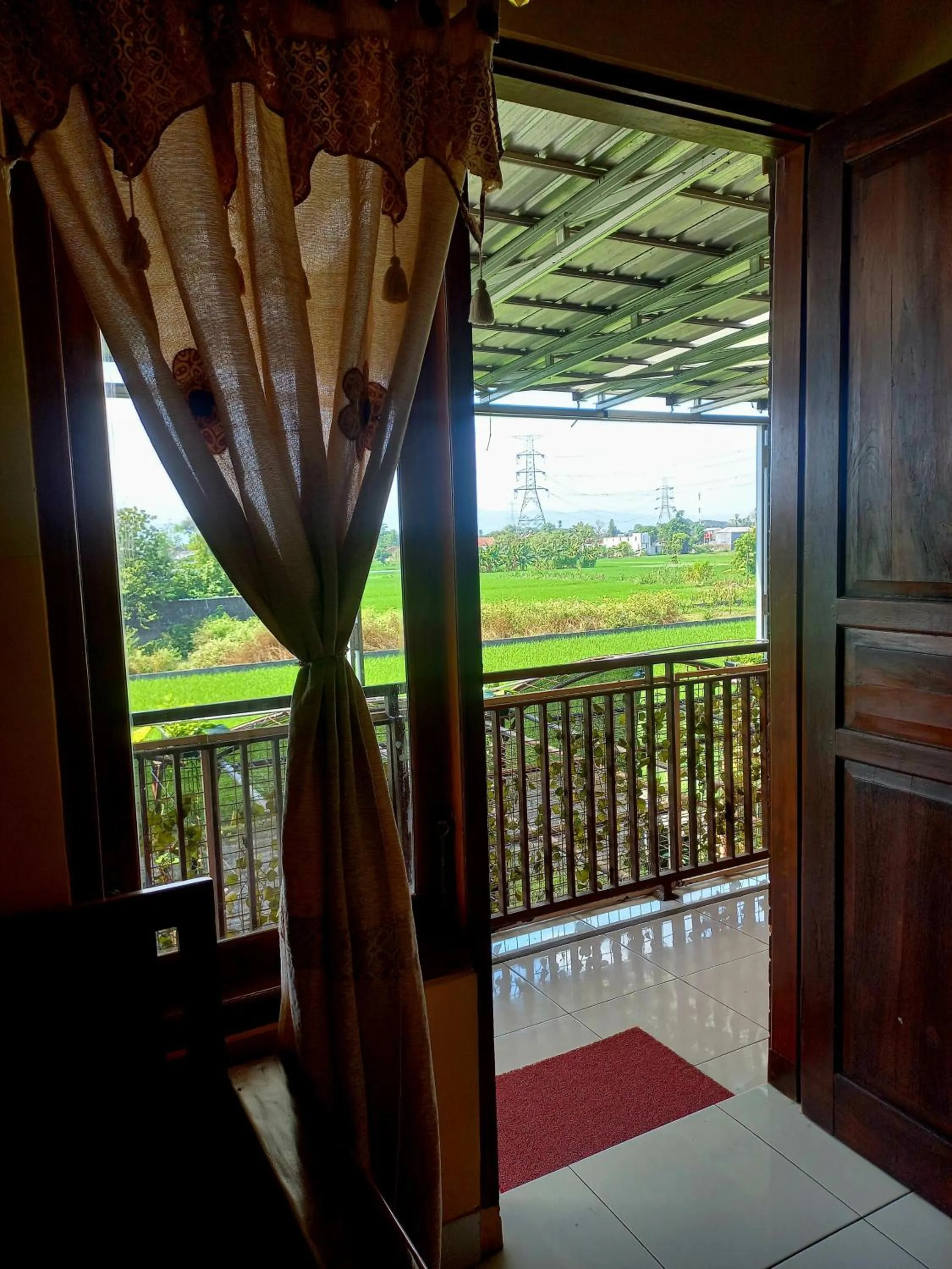 Bed in Hotel Omah Cepit