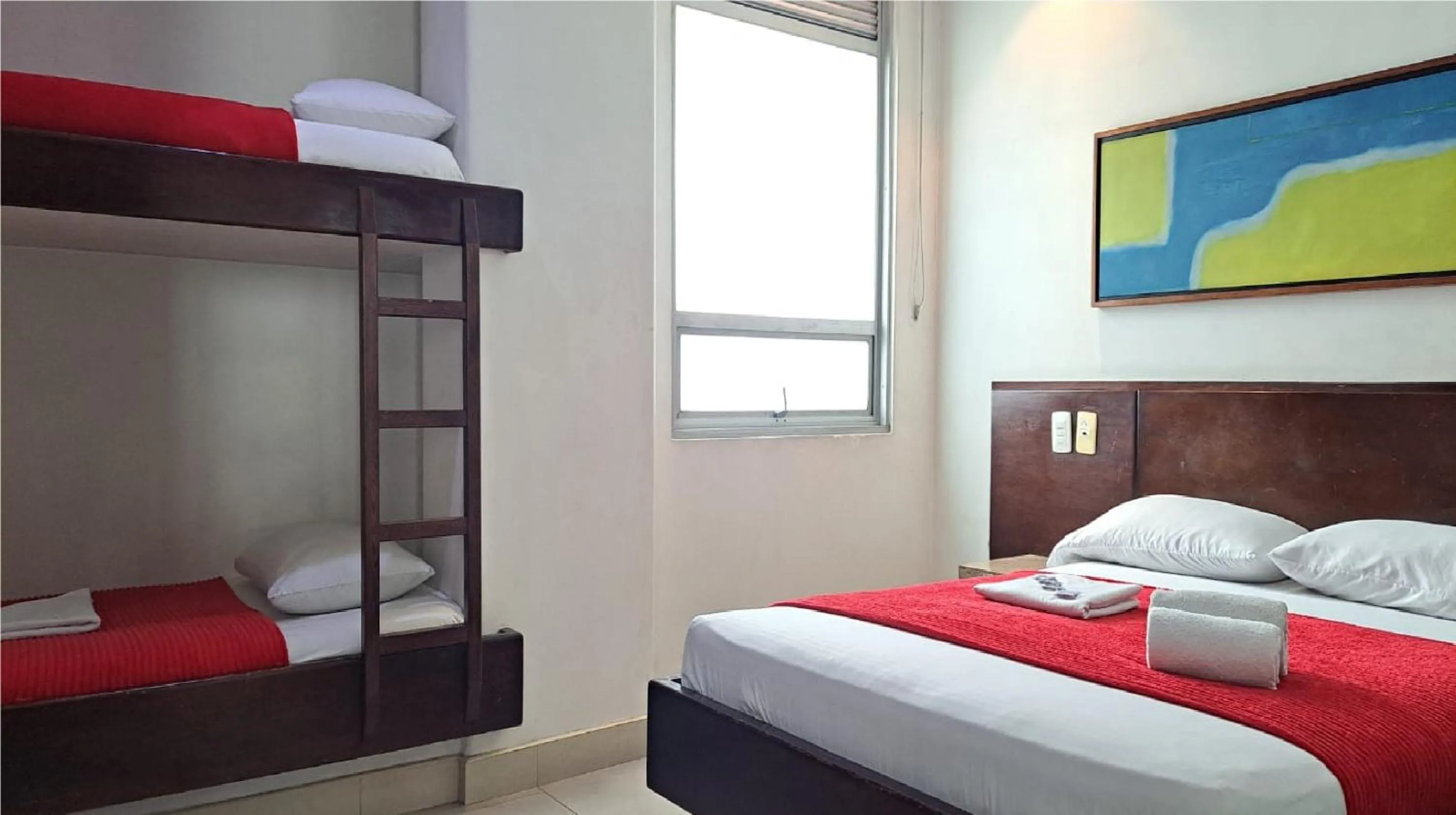 Bed in Hotel Romanza