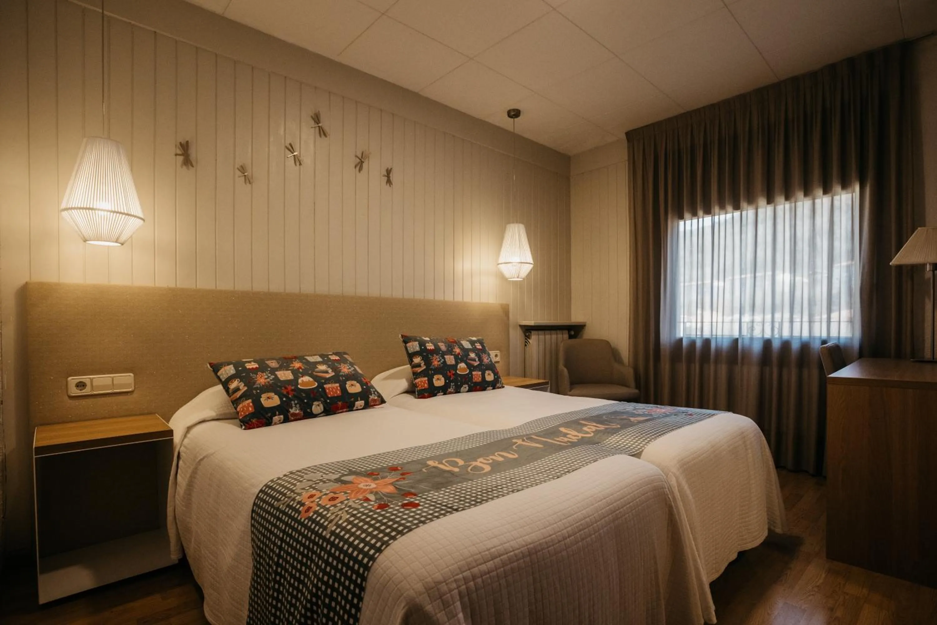 Bed in Hotel Catalunya Ribes de Freser