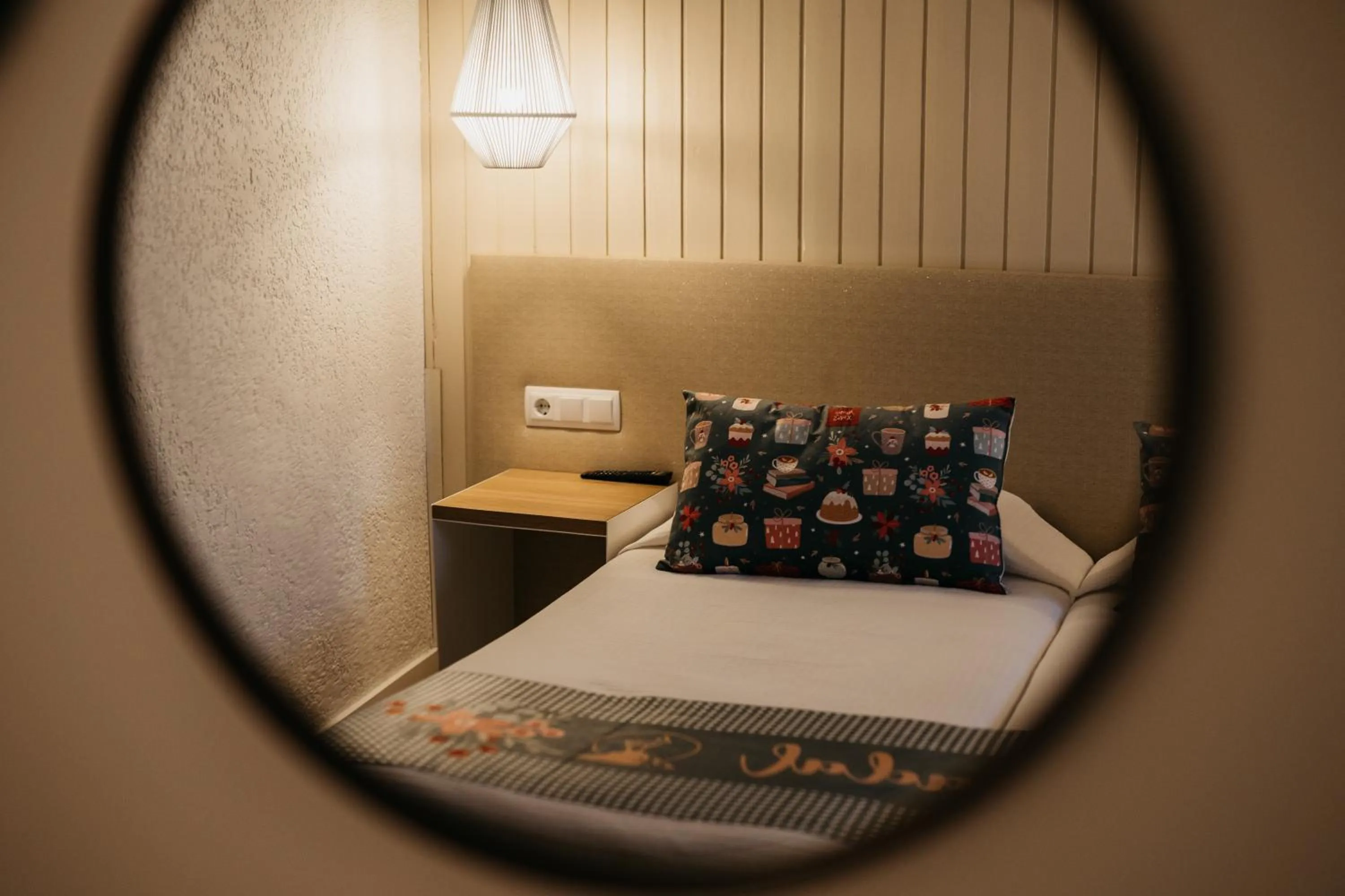 Bed in Hotel Catalunya Ribes de Freser