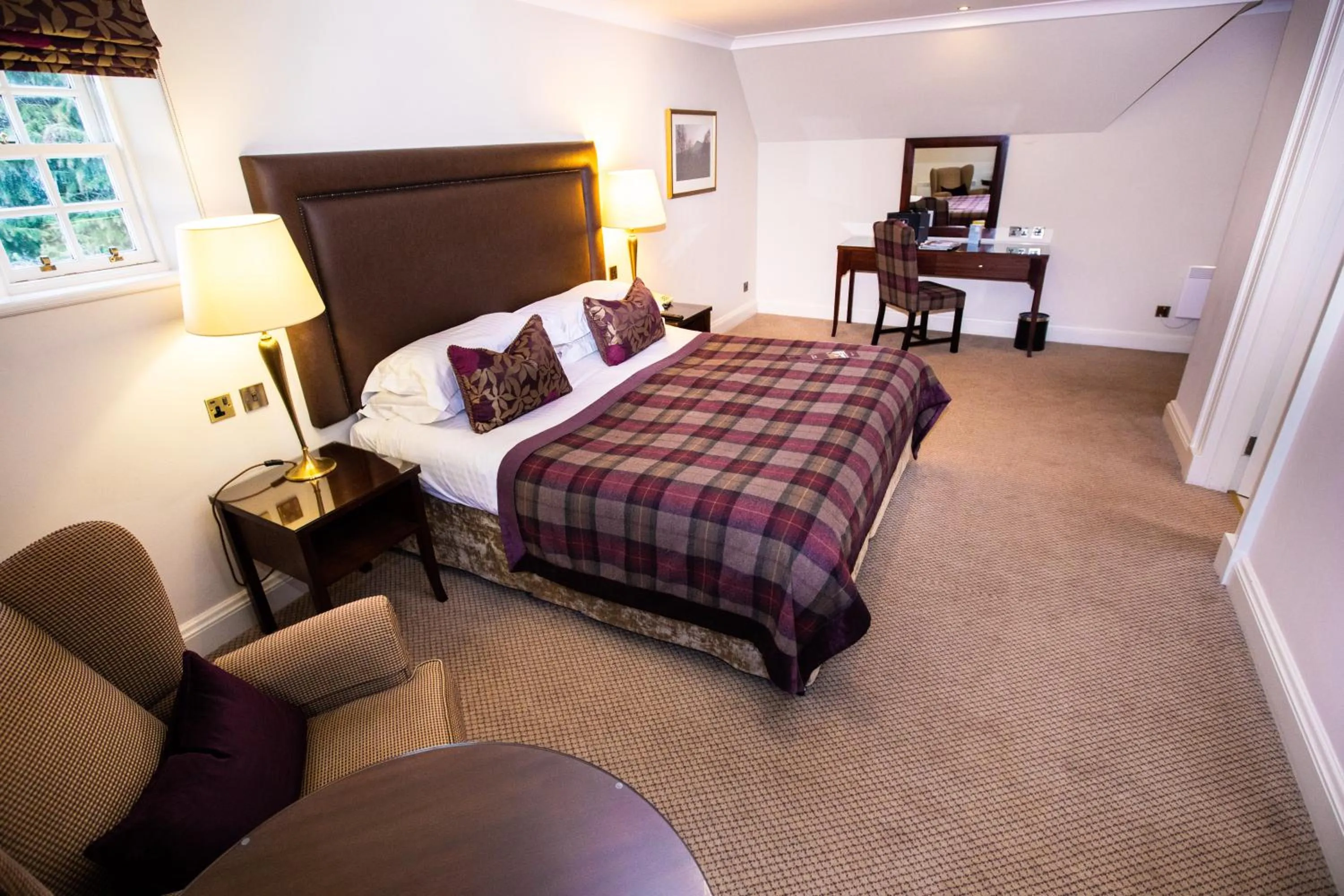 Bed in Macdonald Pittodrie House