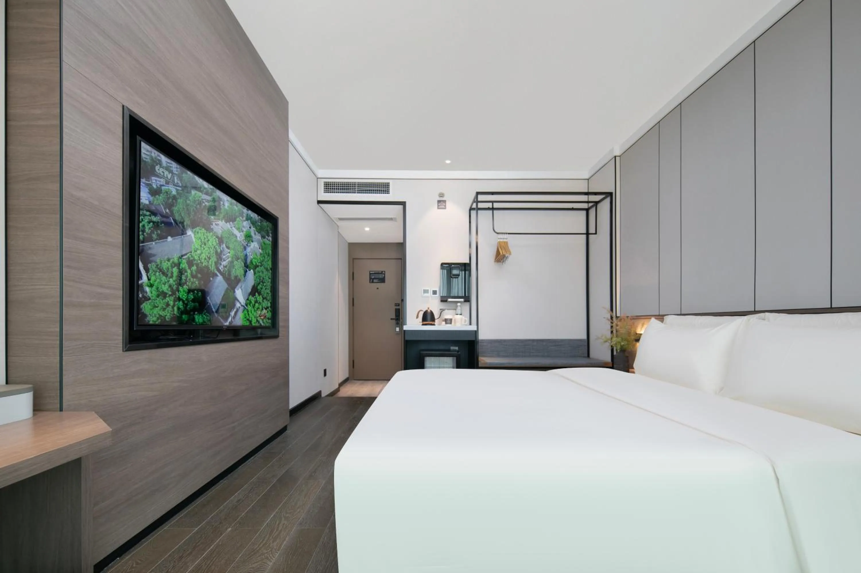 Bed in Atour X Hotel Ningbo Railway Station North Square