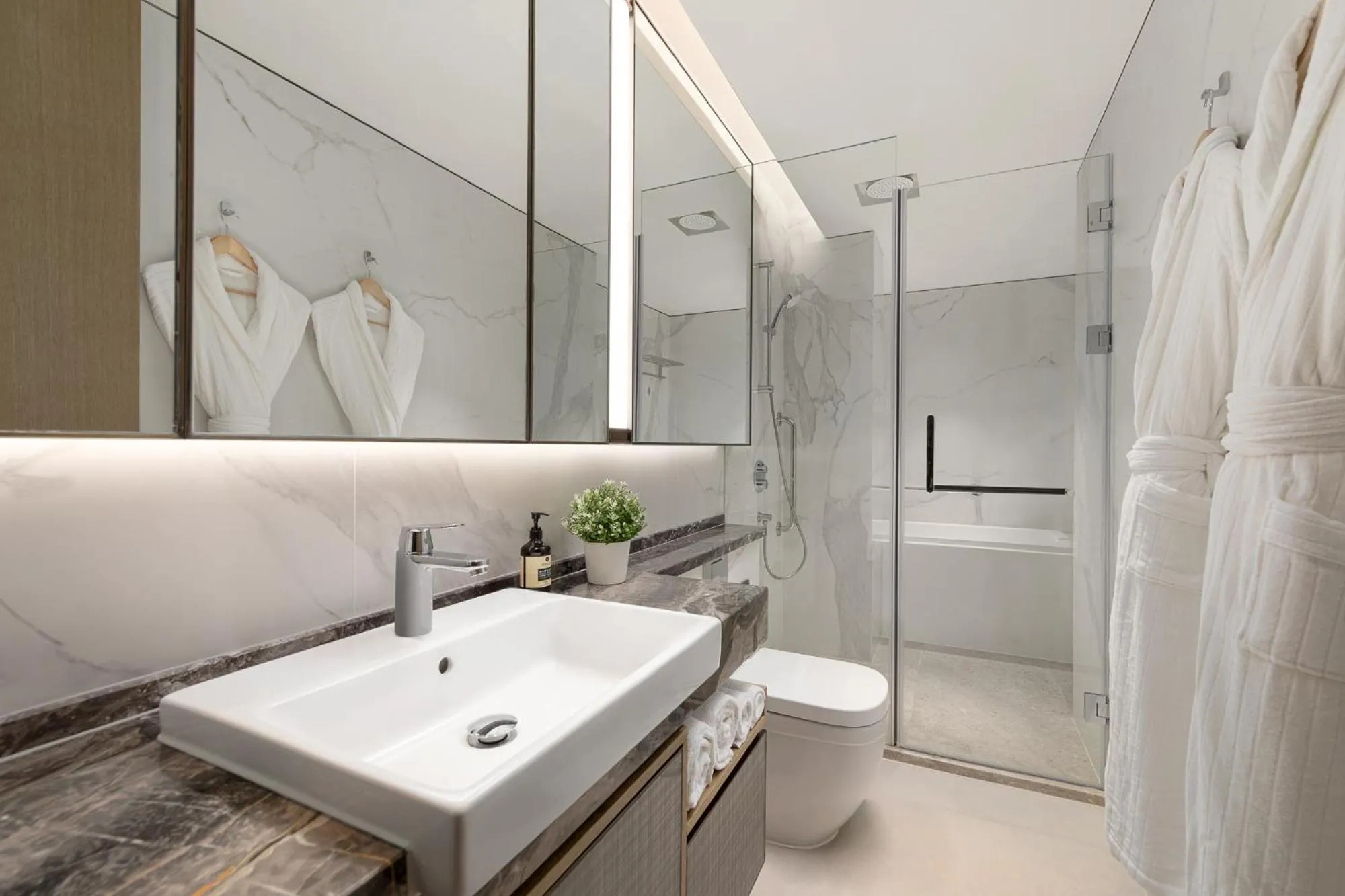 Shower in Ascott North Point Hong Kong