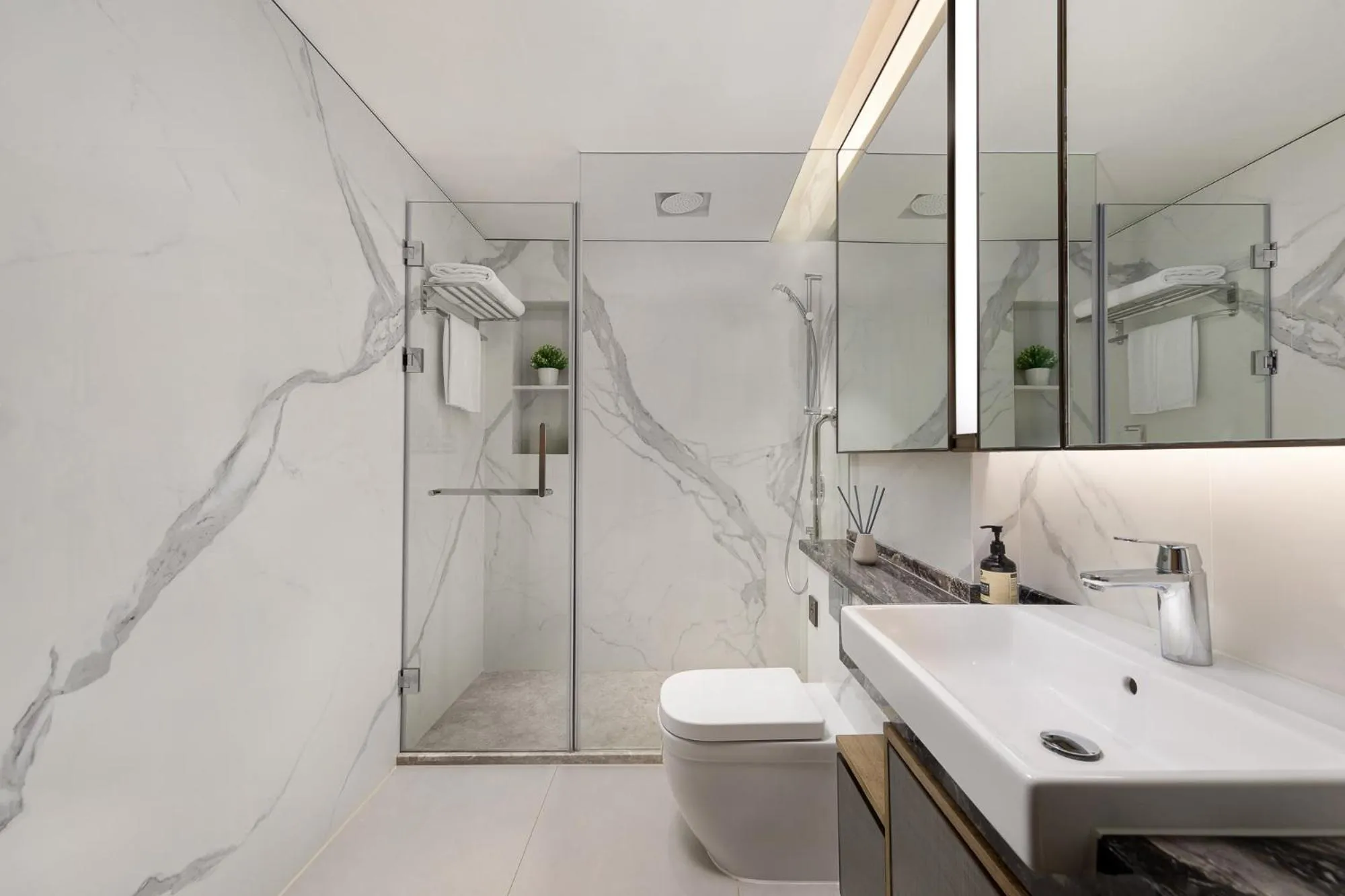 Shower in Ascott North Point Hong Kong