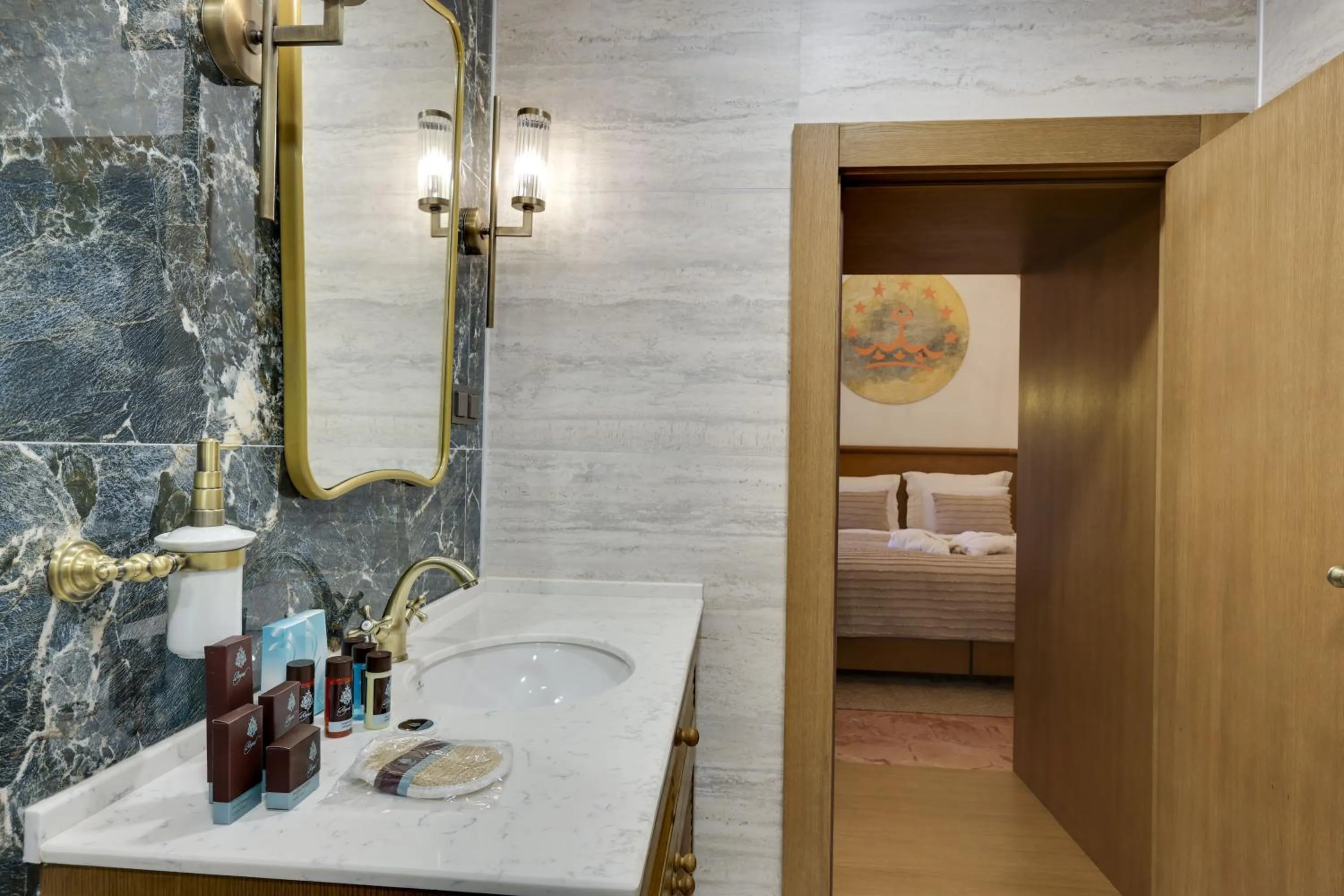 Bathroom, Bed in Silk Road Museum Hotel