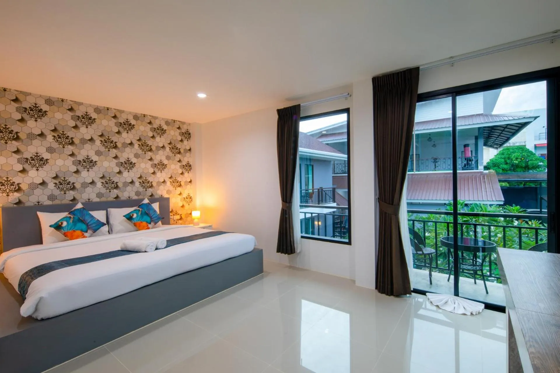 Deluxe Double or Twin Room with Pool View in Chanakarn Pool Access Rawai